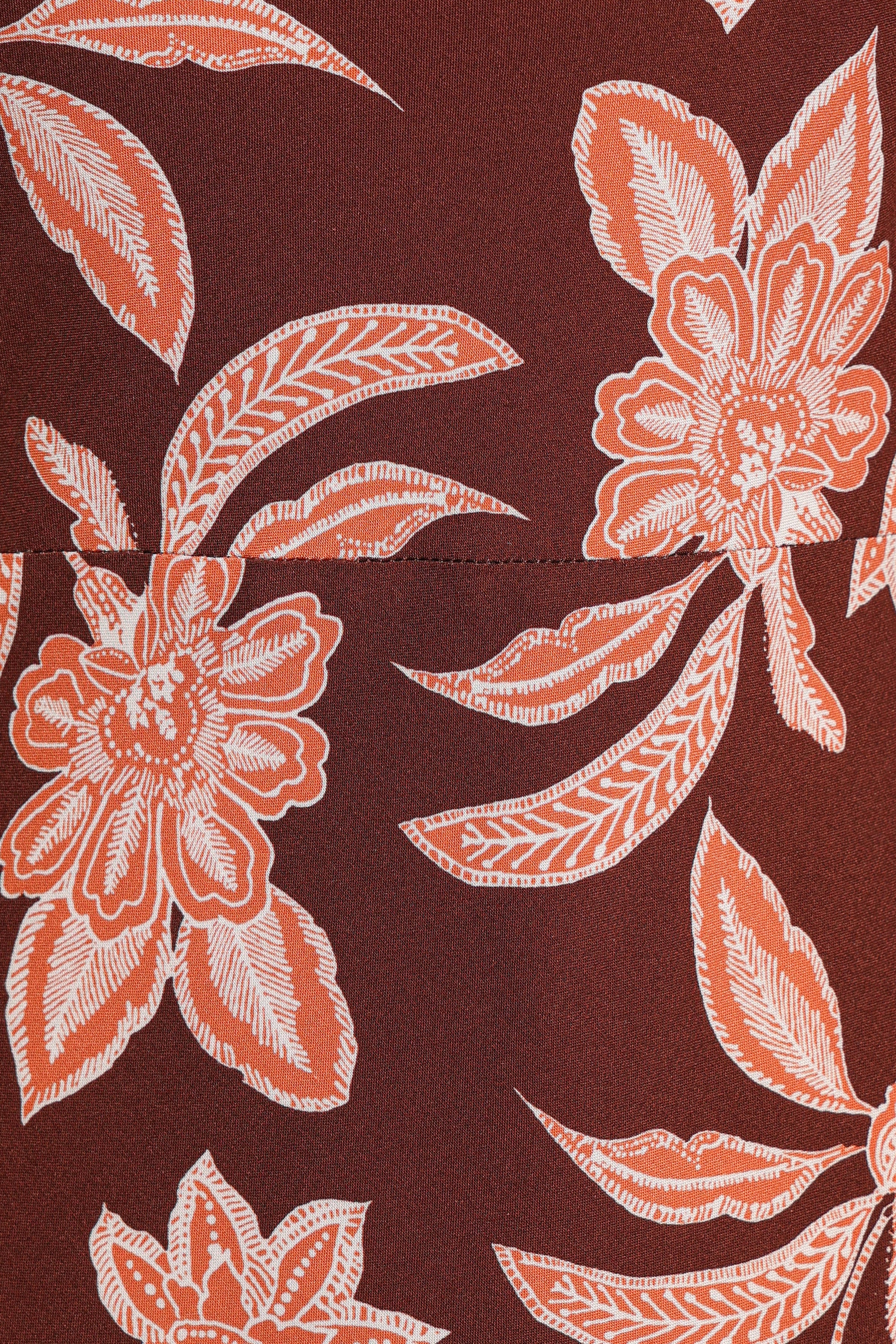 Petal and Pup USA DRESSES Wheeler Midi Dress - Orange Floral