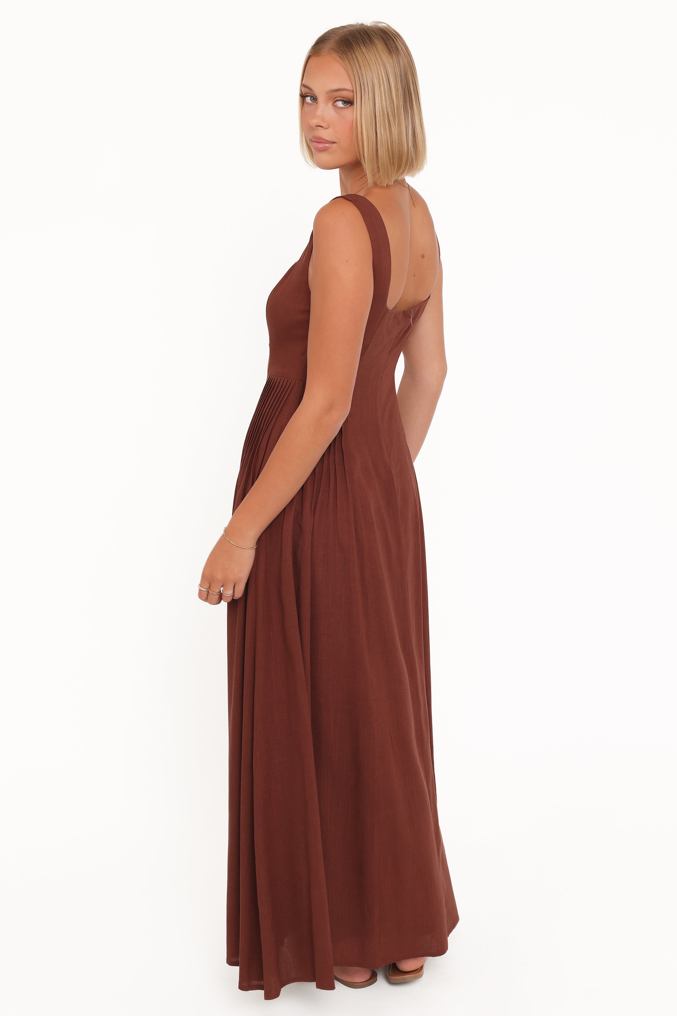 Petal and Pup USA DRESSES Wilston Maxi Dress - Brown