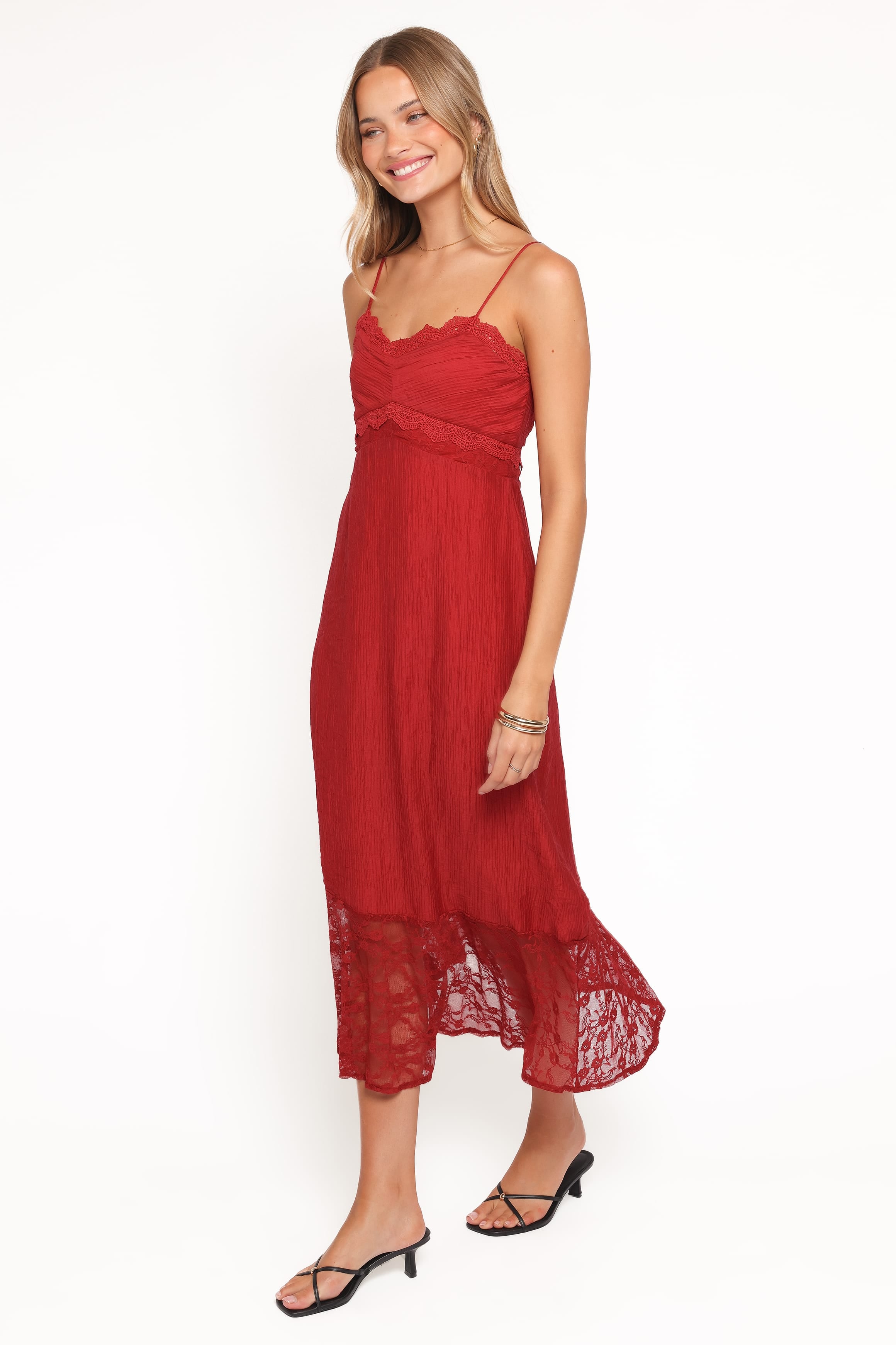 Petal and Pup USA DRESSES Winnie Maxi Dress - Red