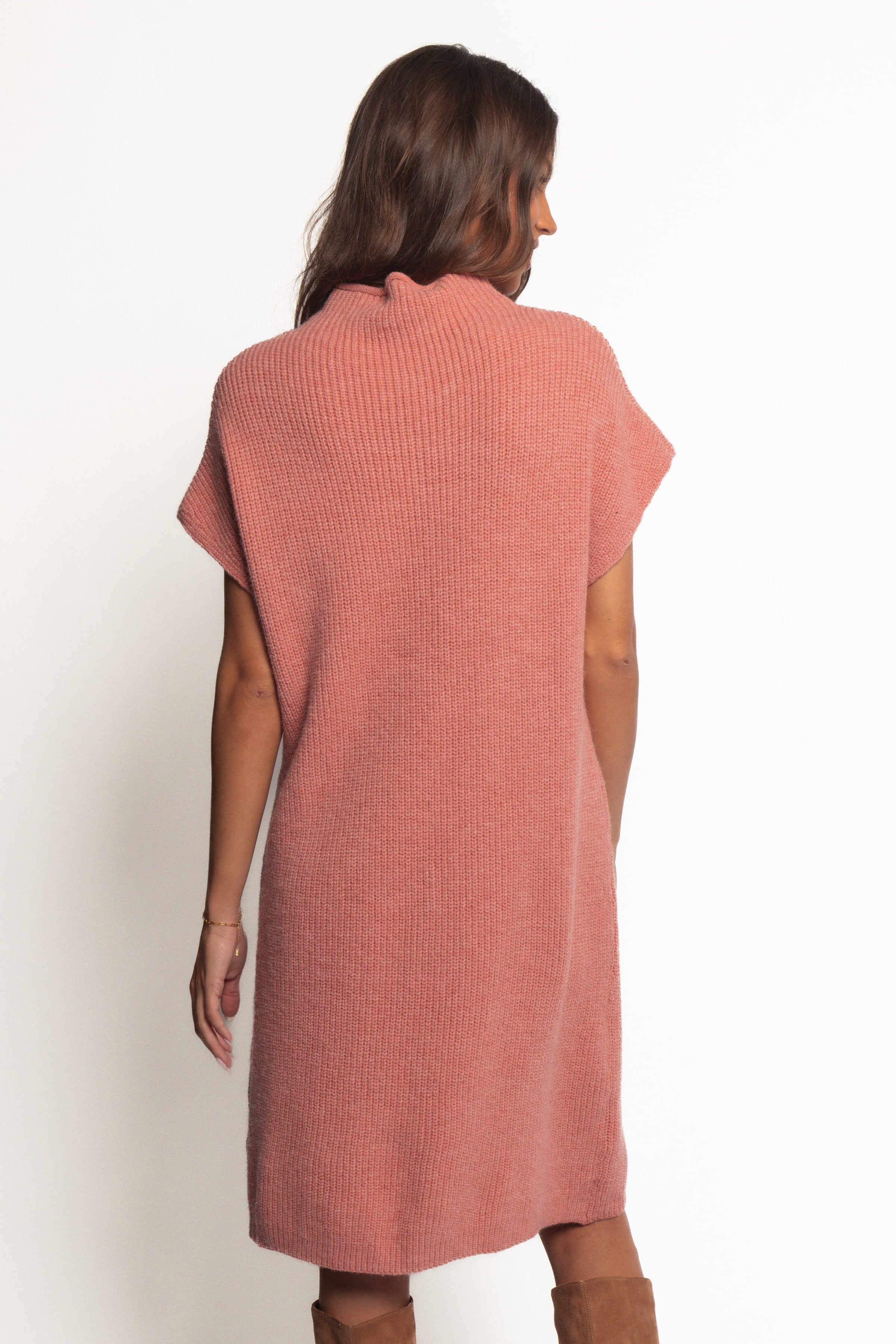 Petal and Pup USA DRESSES Wright Knit Mini Dress - Pink
