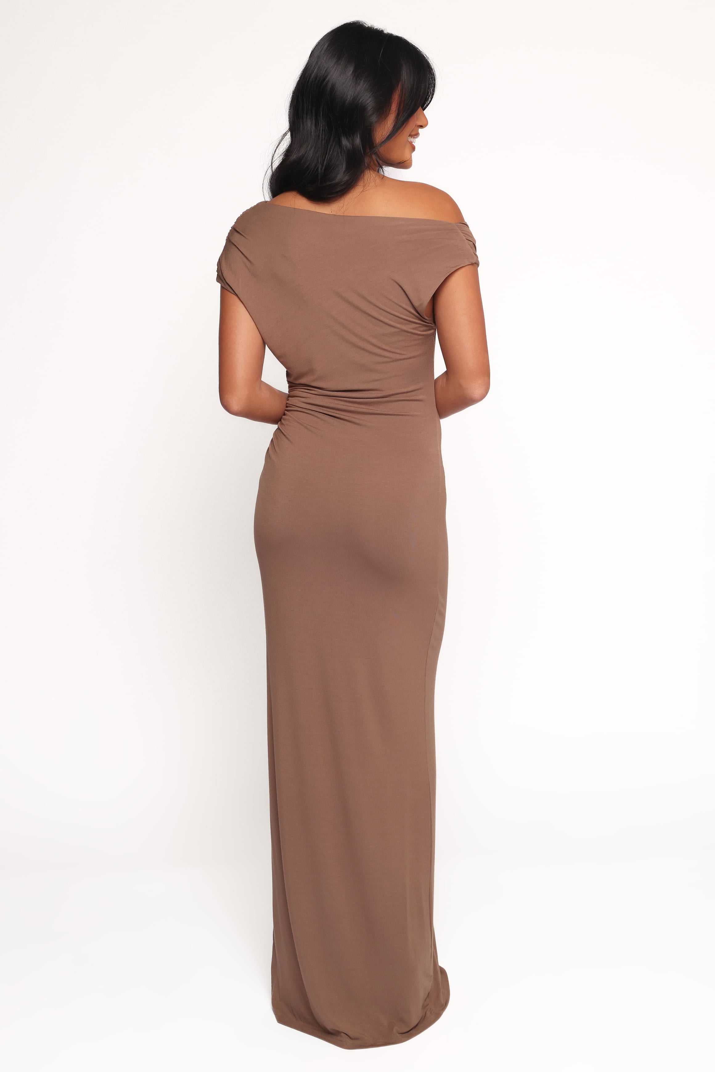 Petal and Pup USA DRESSES Wynn Maxi Dress - Mocha