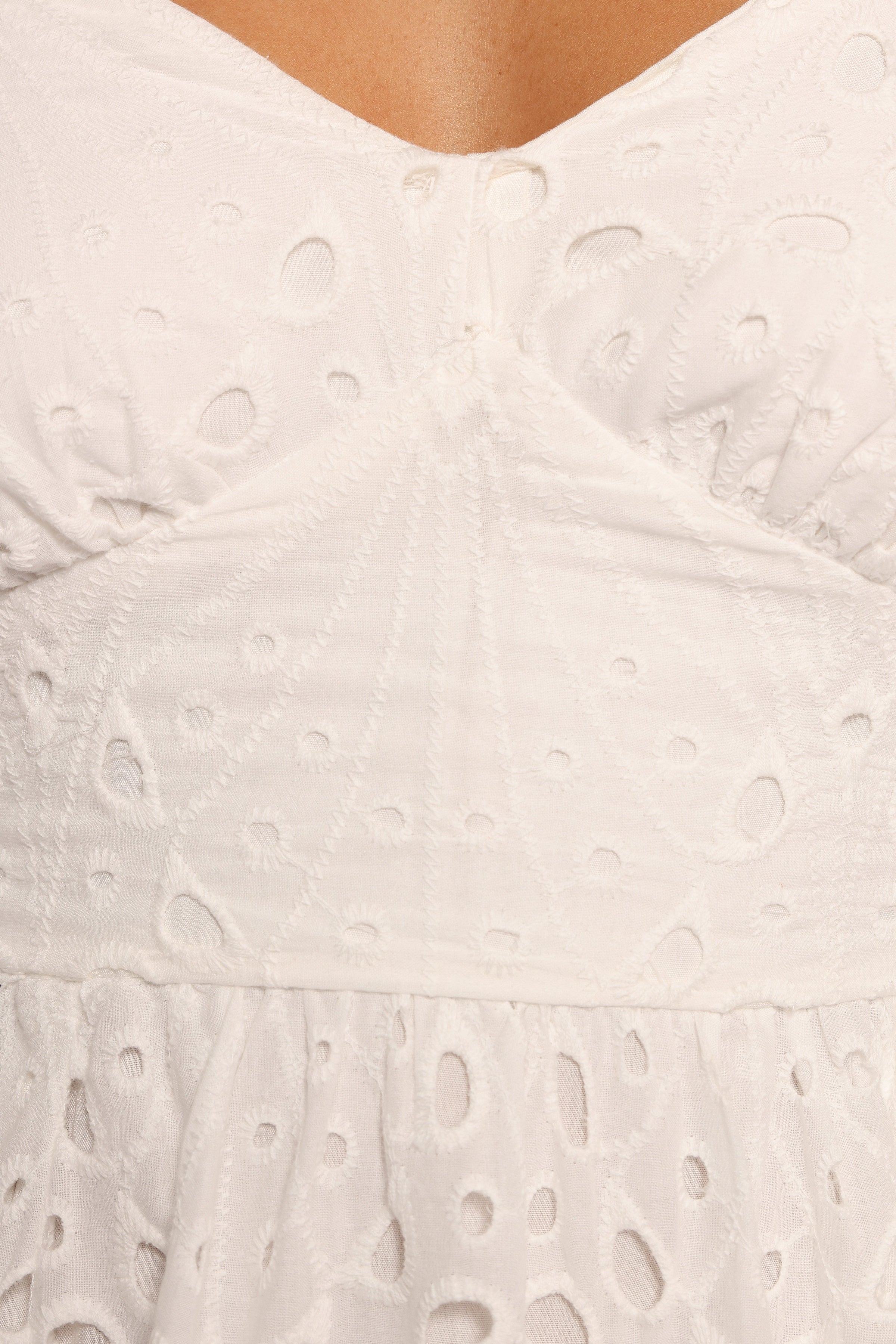 Petal and Pup USA DRESSES Yasmin Midi Dress - White