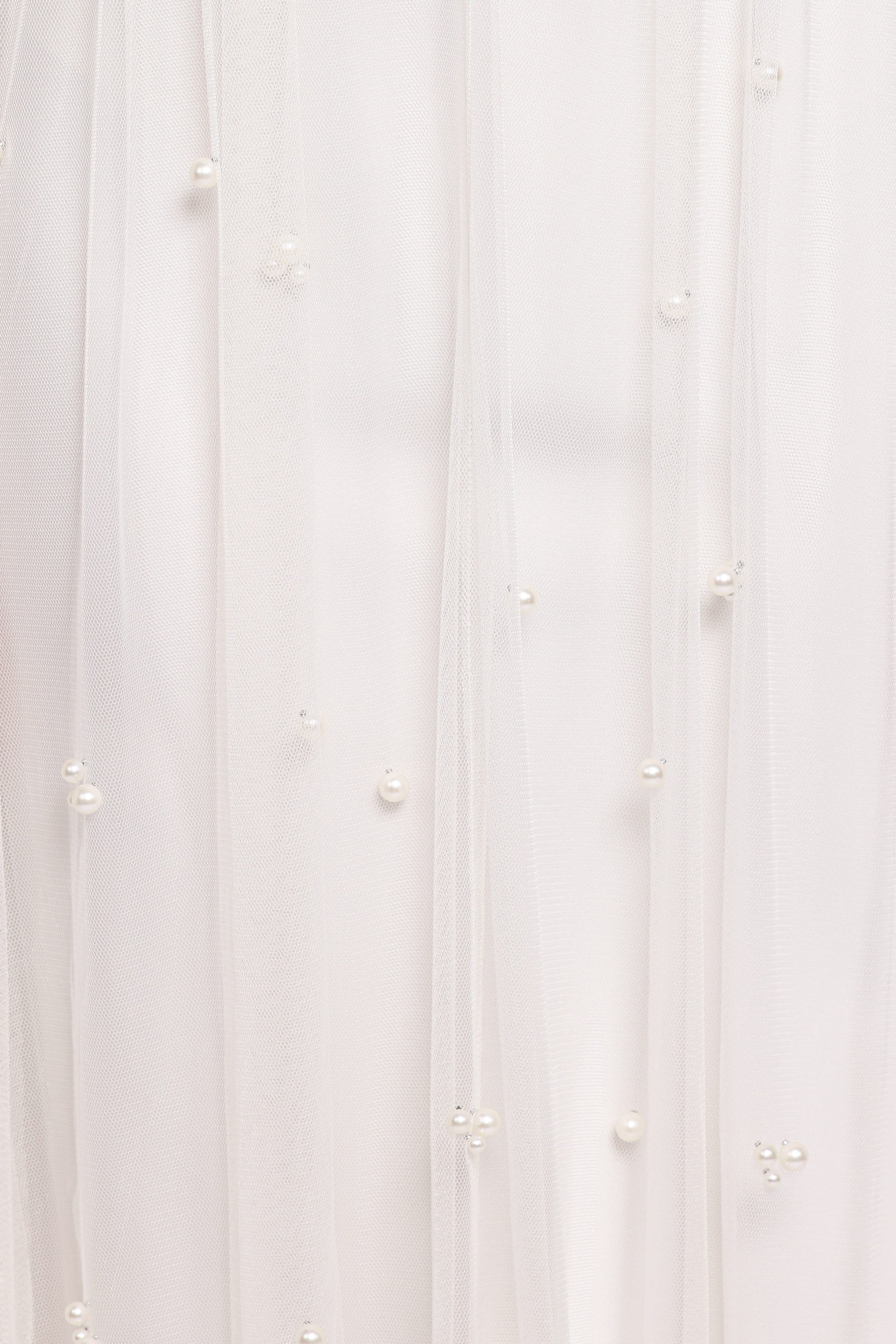 Petal and Pup USA DRESSES Yulia Pearl Midi Dress - Ecru