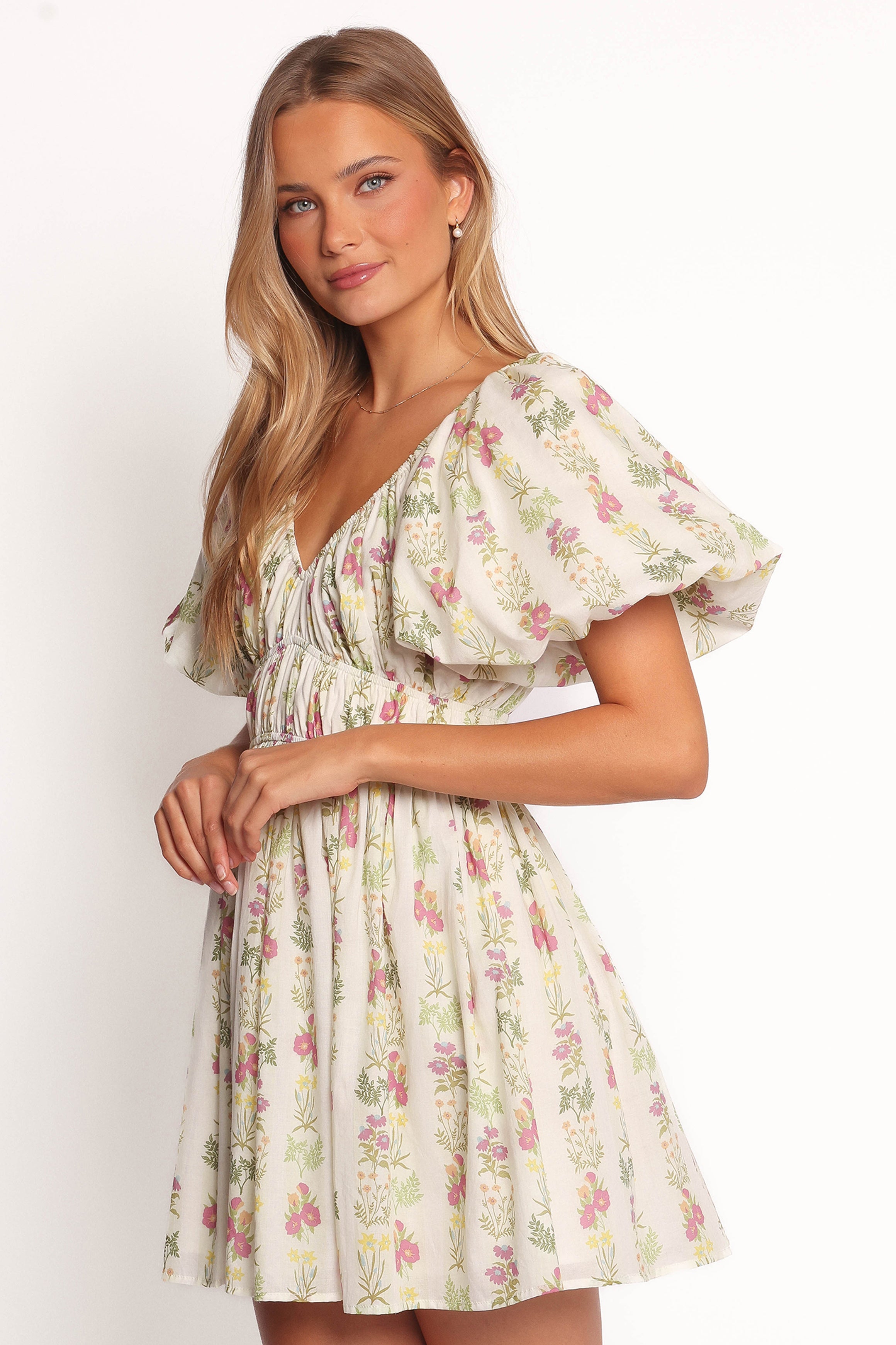 Petal and Pup USA DRESSES Zadie Mini Dress - Light Green