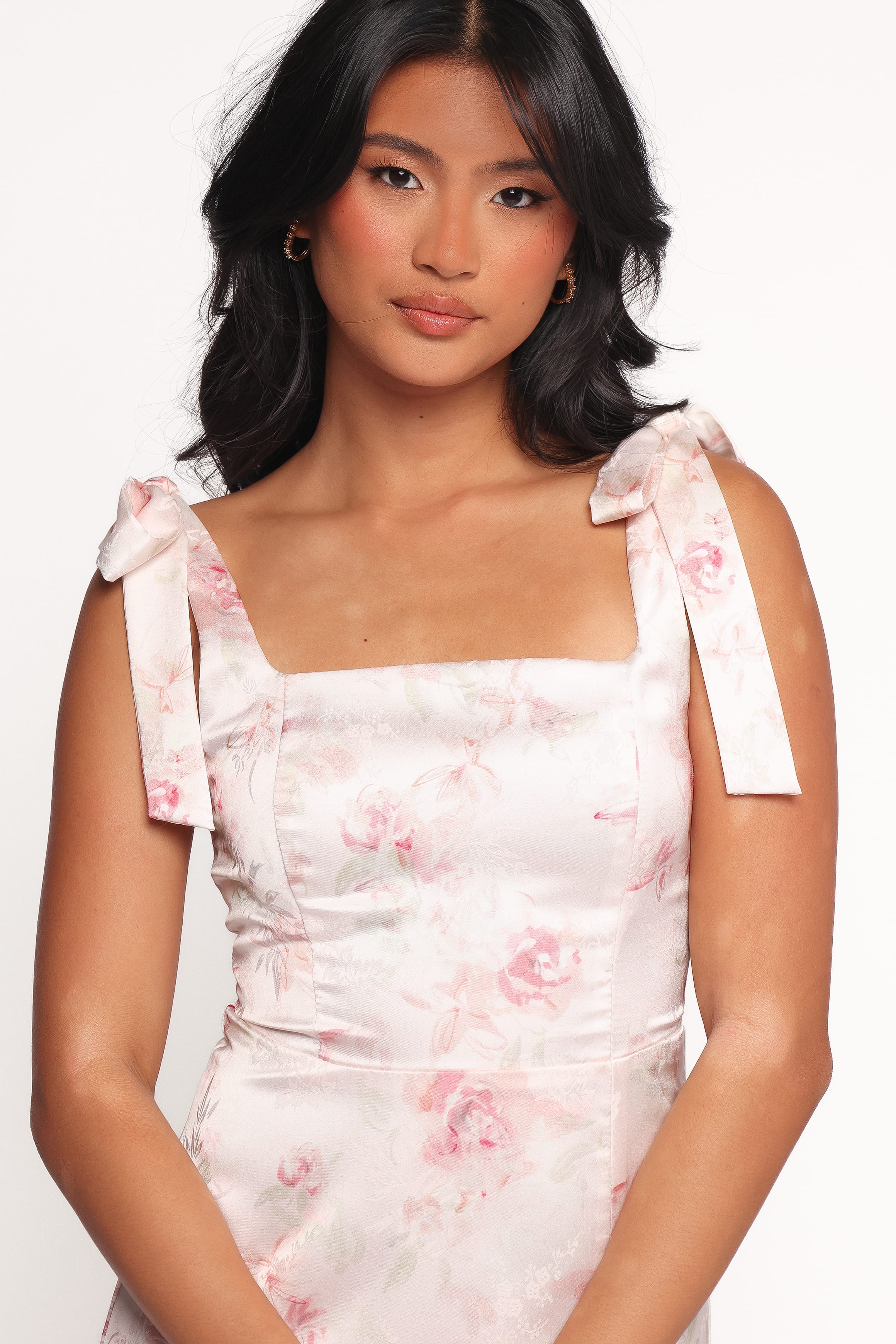 Petal and Pup USA DRESSES Zane Midi Dress - Pink Floral