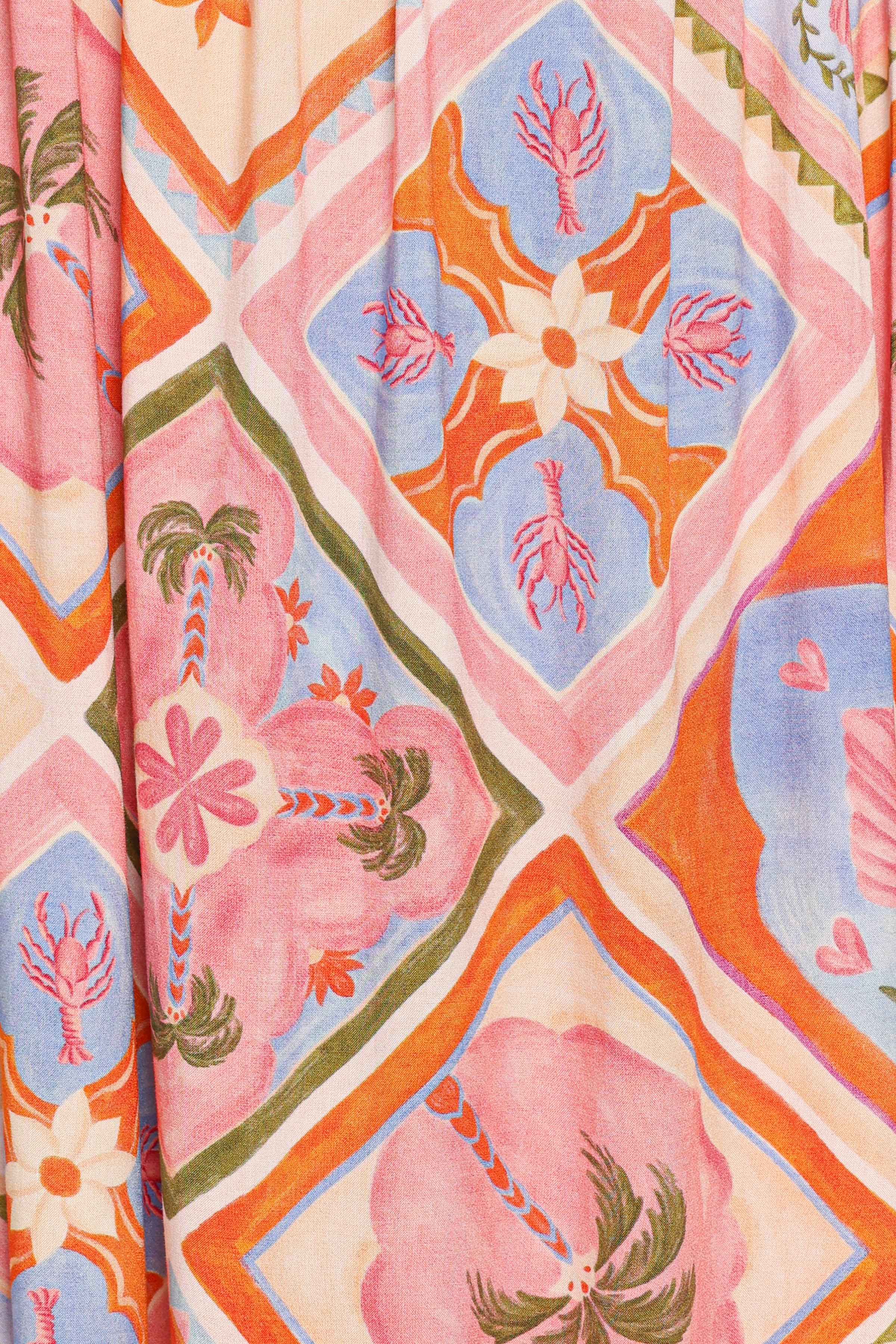 Petal and Pup USA DRESSES Zanna Mini Dress - Multi Tile