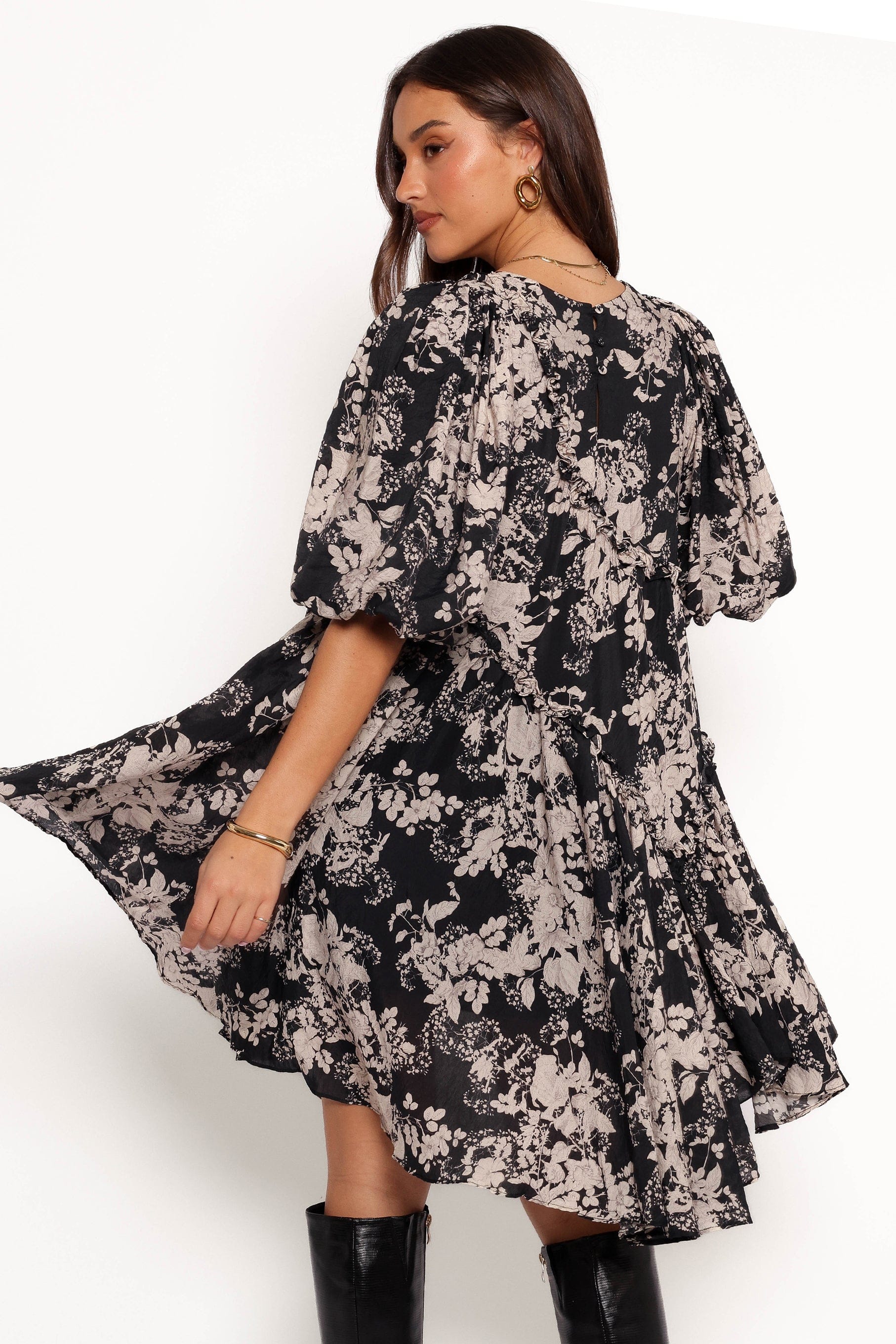 Petal and Pup USA DRESSES Zinta Mini Dress - Floral Print