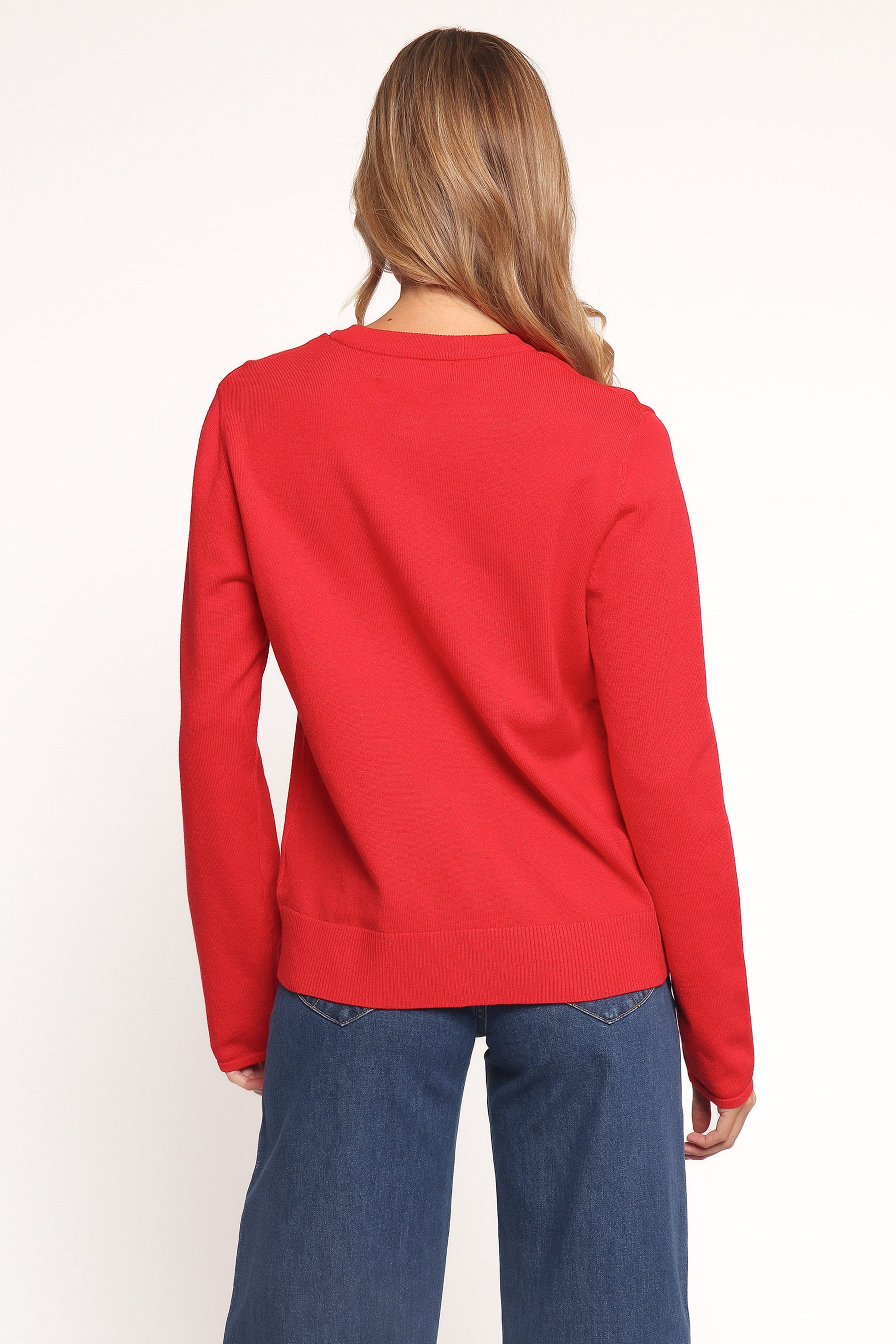 Petal and Pup USA KNITWEAR Abner Cardigan - Red