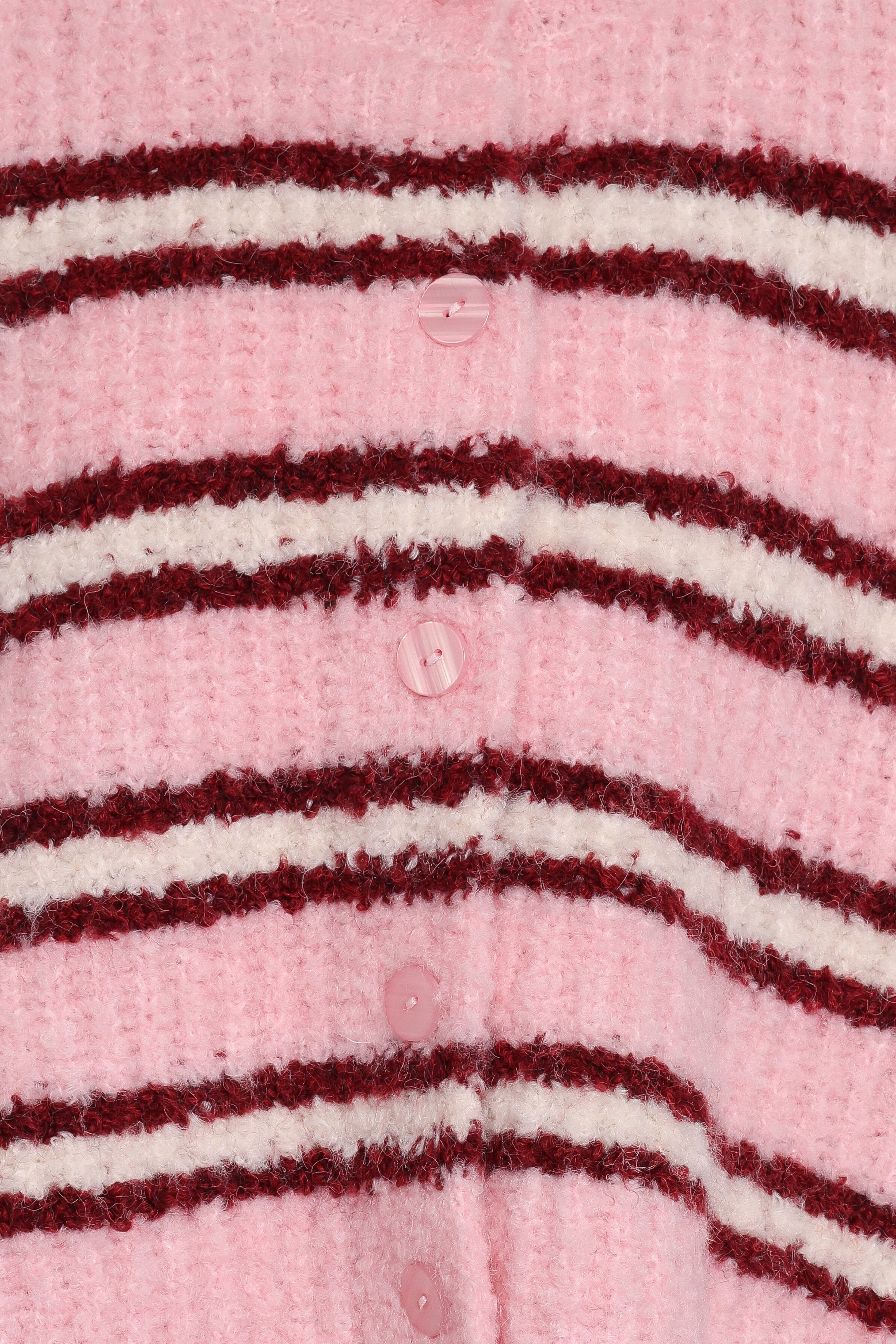 Petal and Pup USA KNITWEAR Albertine Cardigan - Pink Stripe