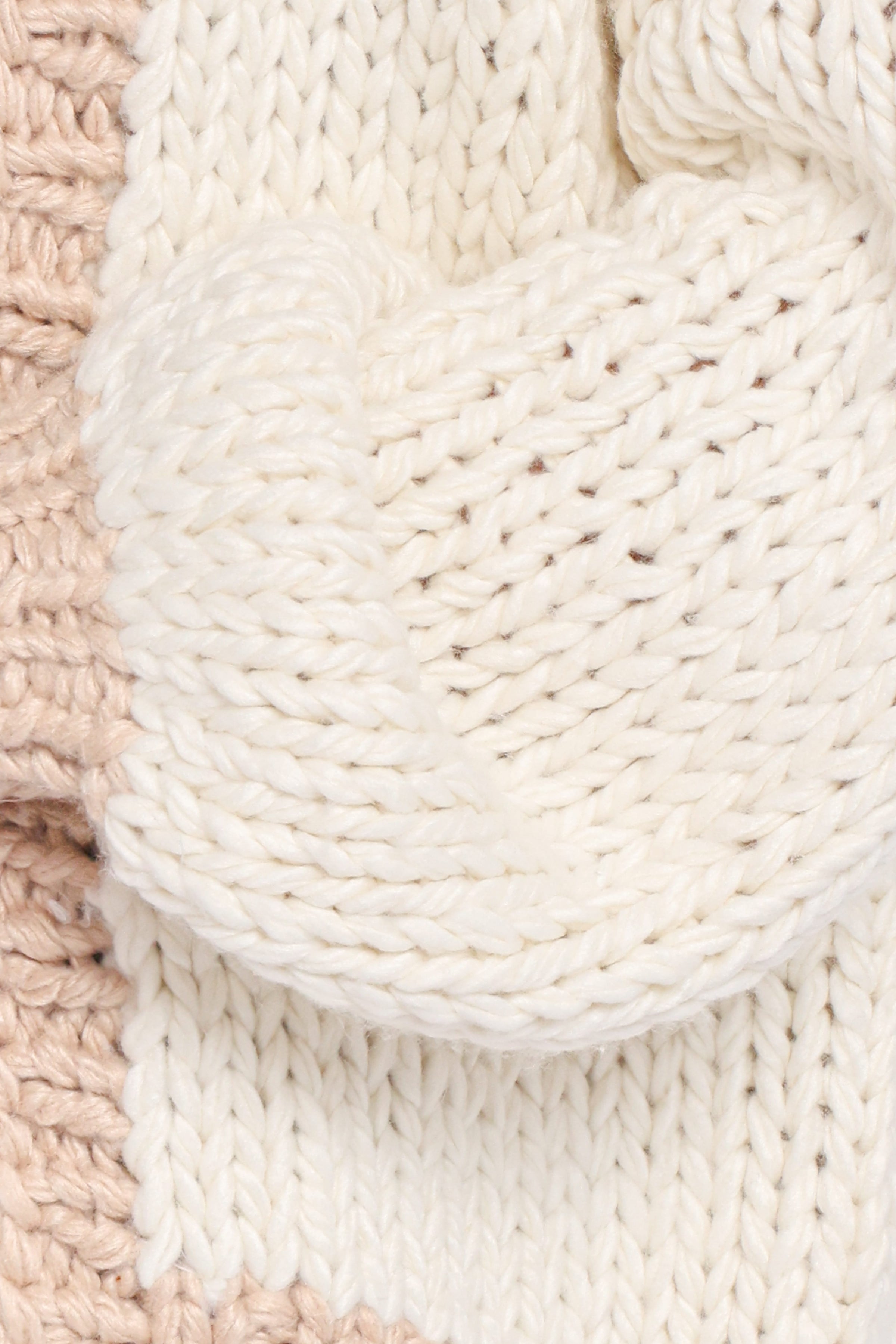 Petal and Pup USA KNITWEAR Anige Contrast Trim Cardigan - Cream