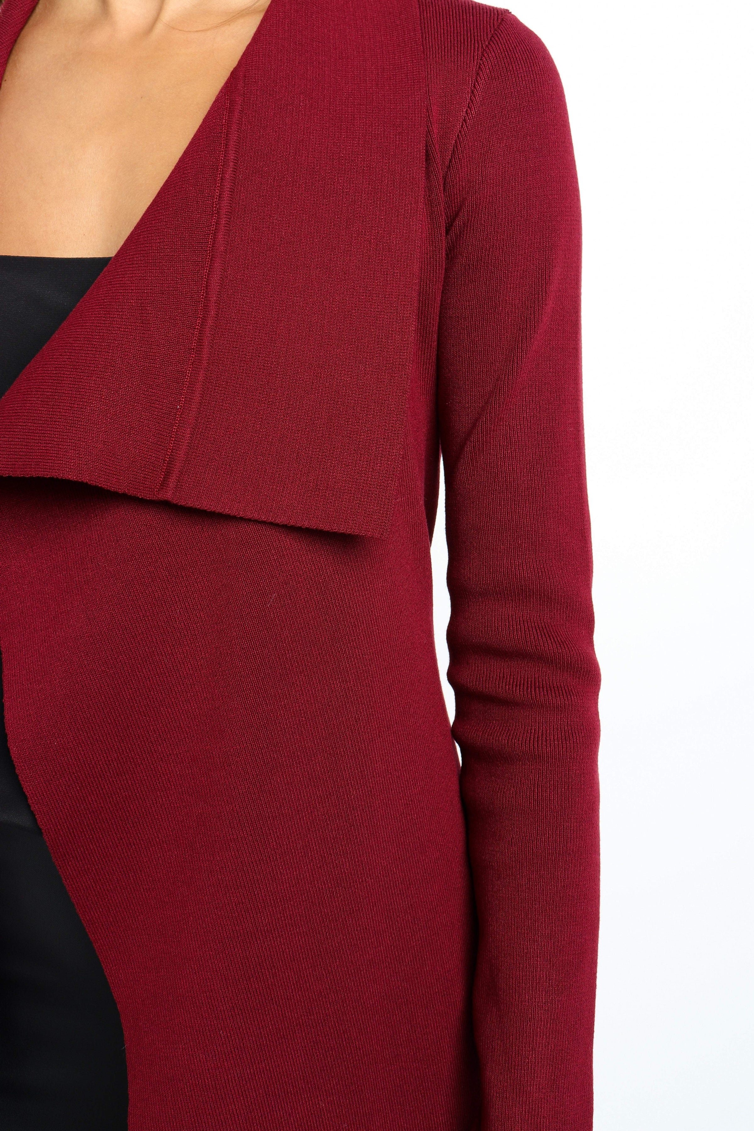 Petal and Pup USA KNITWEAR Audrina Cardigan - Berry