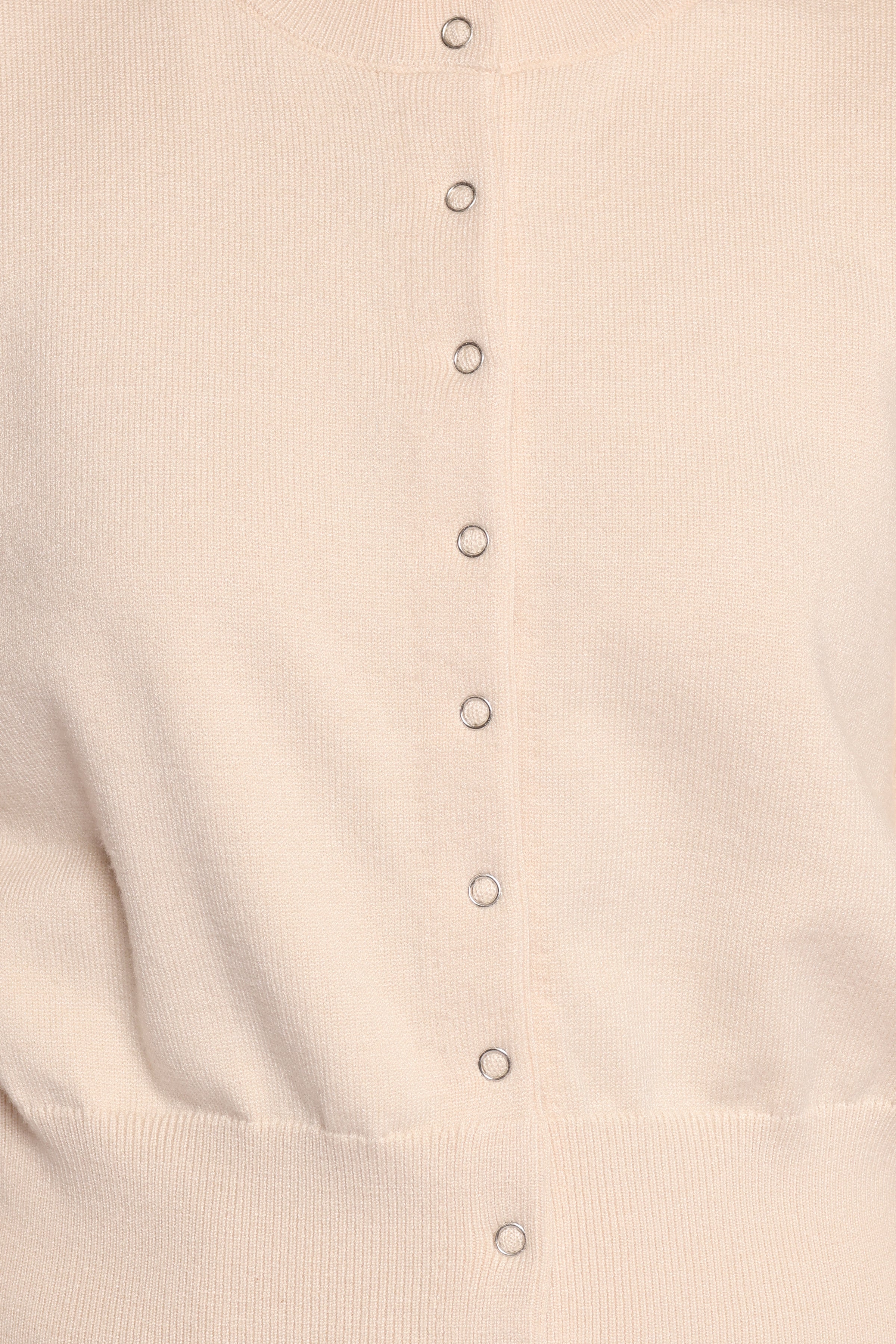 Petal and Pup USA KNITWEAR Elita Fitted Cardigan - Cream