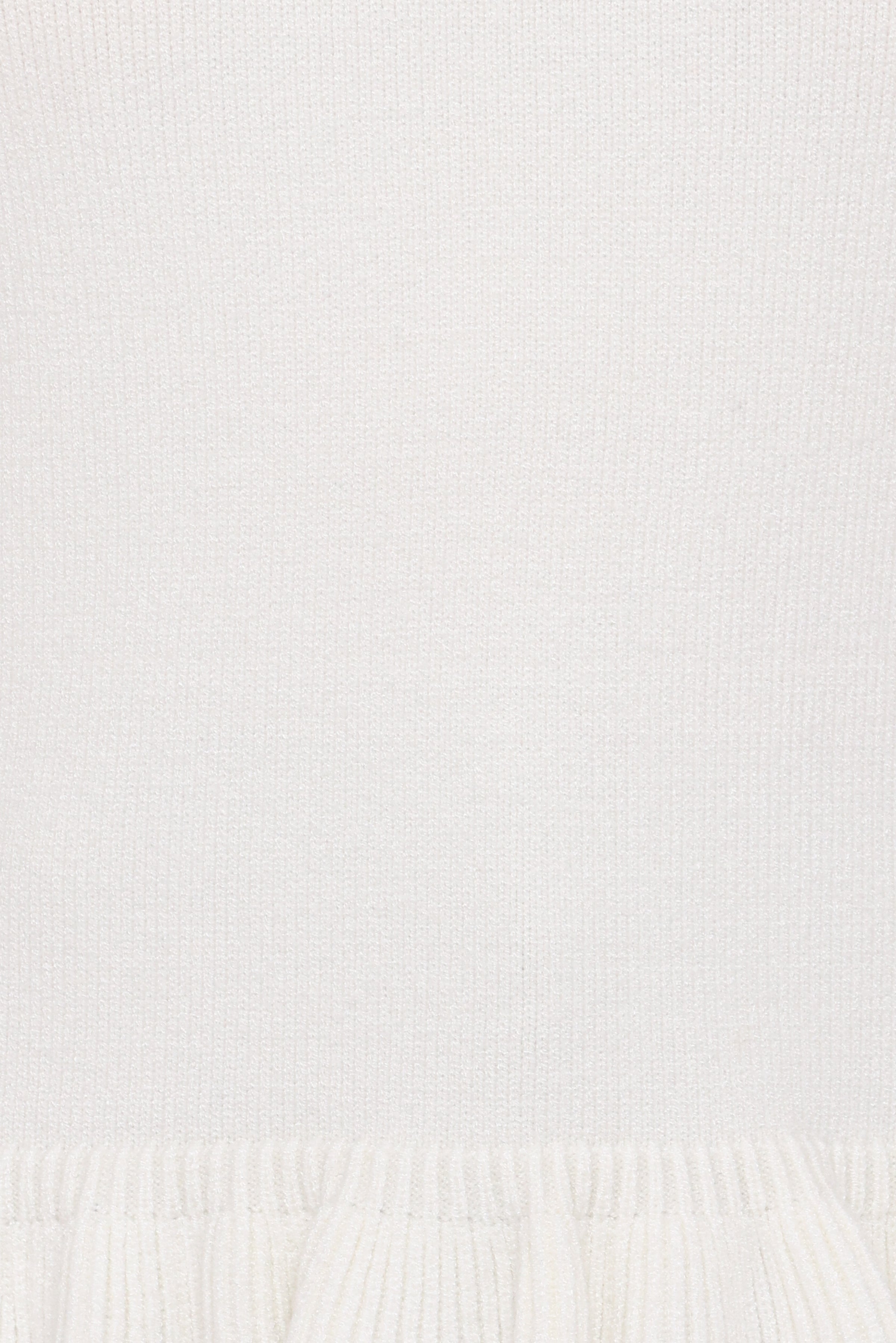 Petal and Pup USA KNITWEAR Emilie Short Sleeve Ruffle Crew Sweater - Cream