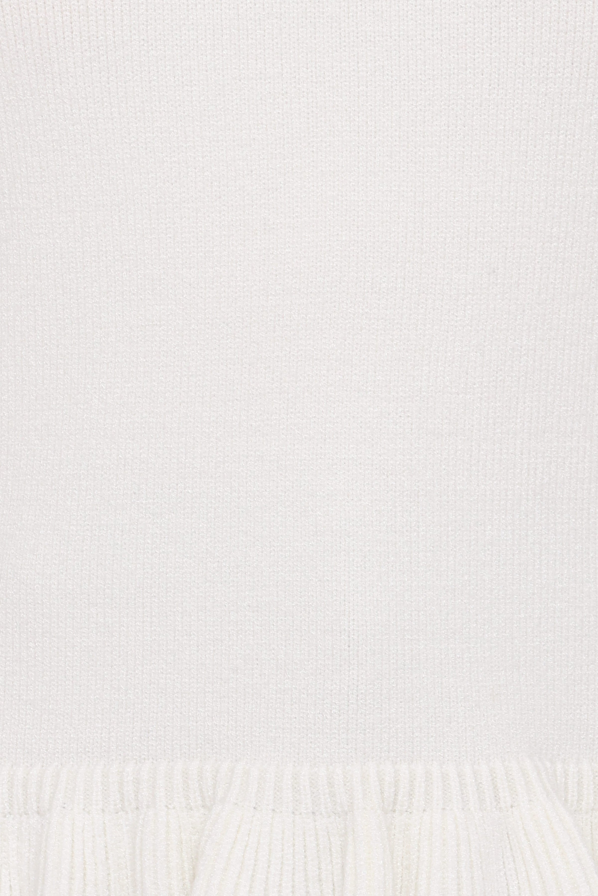 Petal and Pup USA KNITWEAR Emilie Short Sleeve Ruffle Crew Sweater - Cream