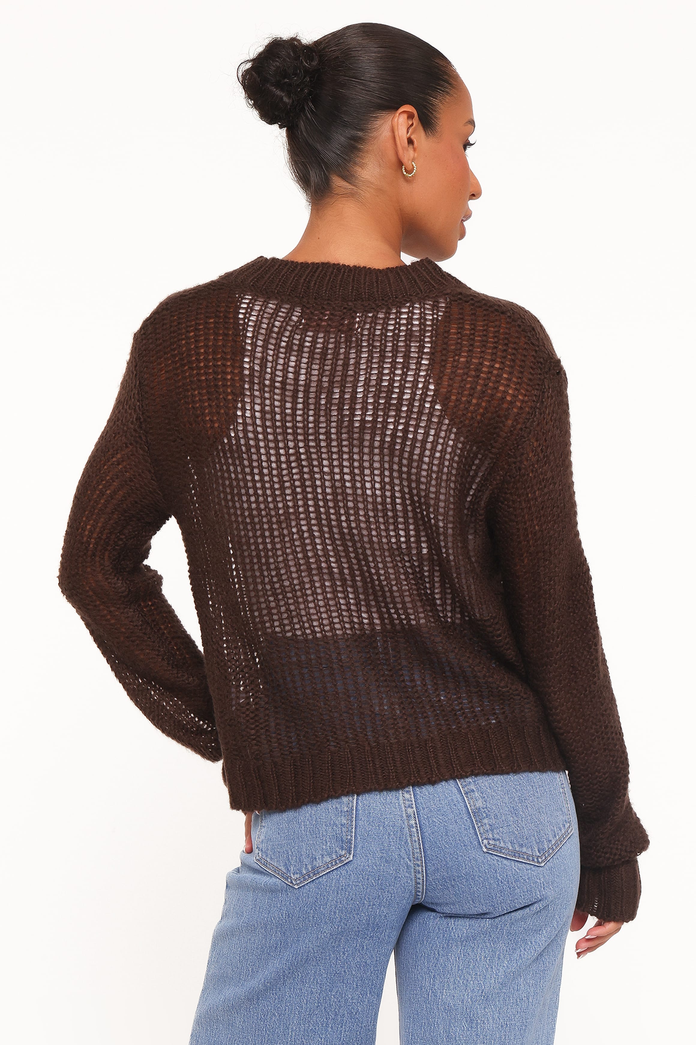 Petal and Pup USA KNITWEAR Gardner Cardigan - Coffee