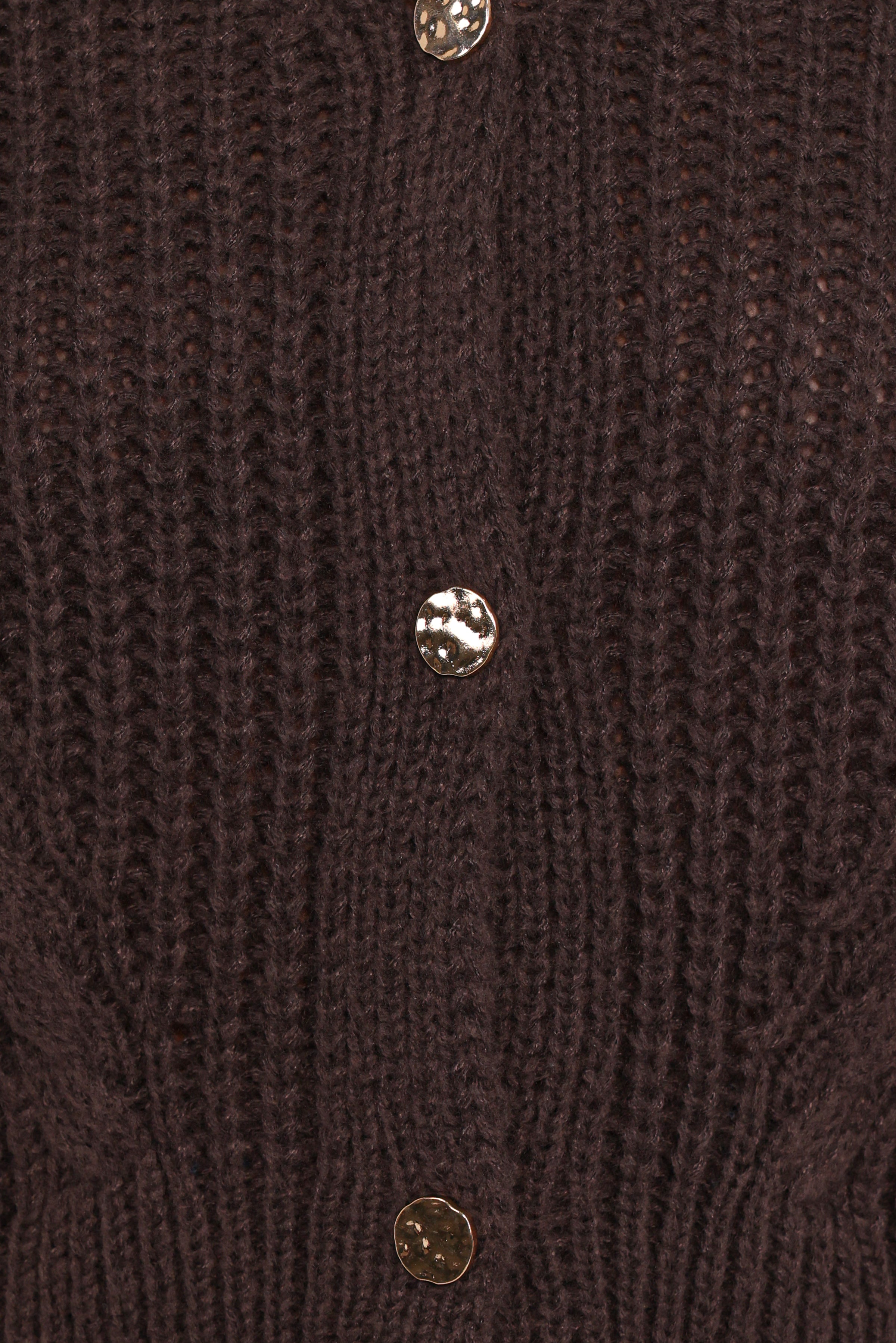 Petal and Pup USA KNITWEAR Henderson Thick Knit Cardigan - Brown