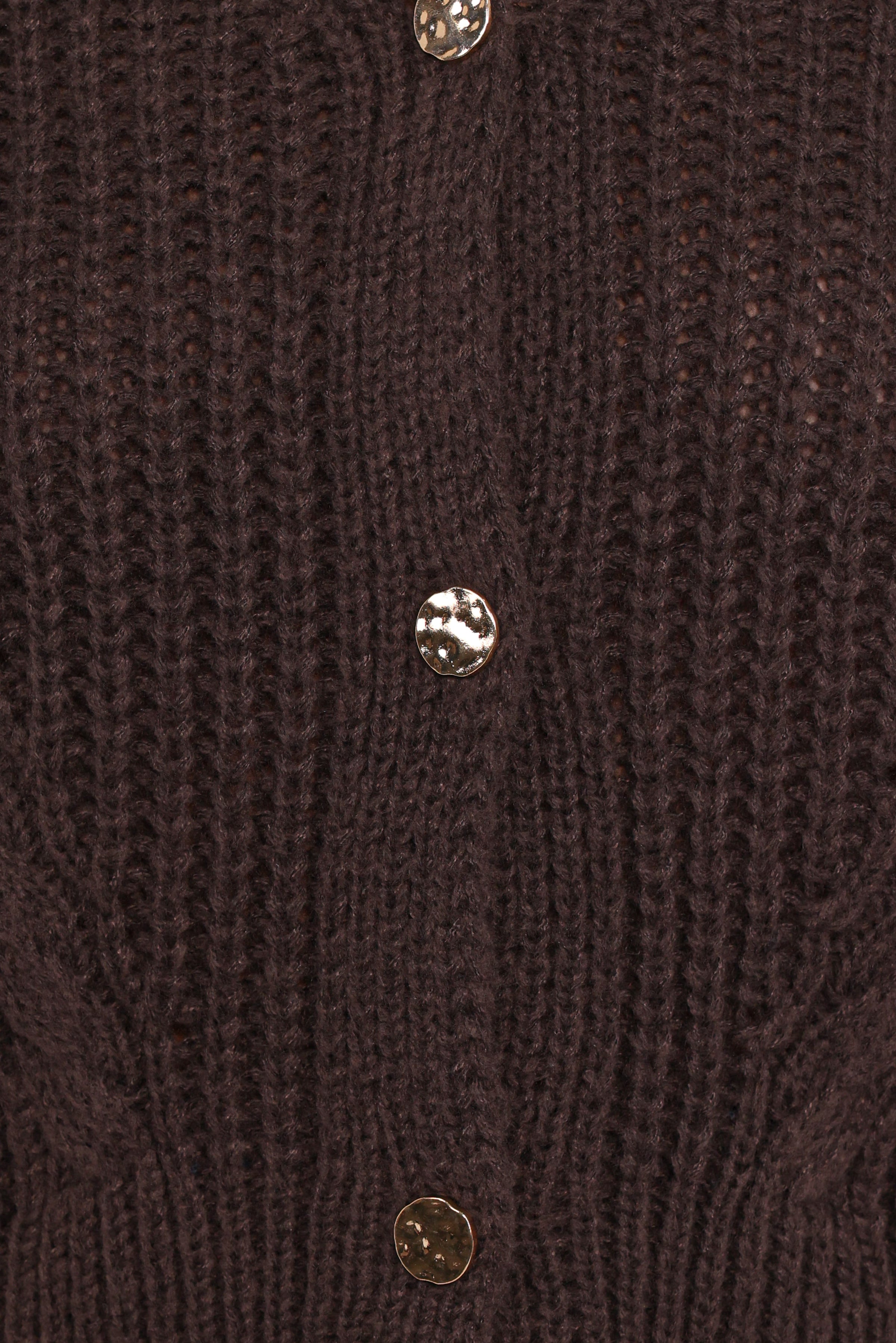 Petal and Pup USA KNITWEAR Henderson Thick Knit Cardigan - Brown