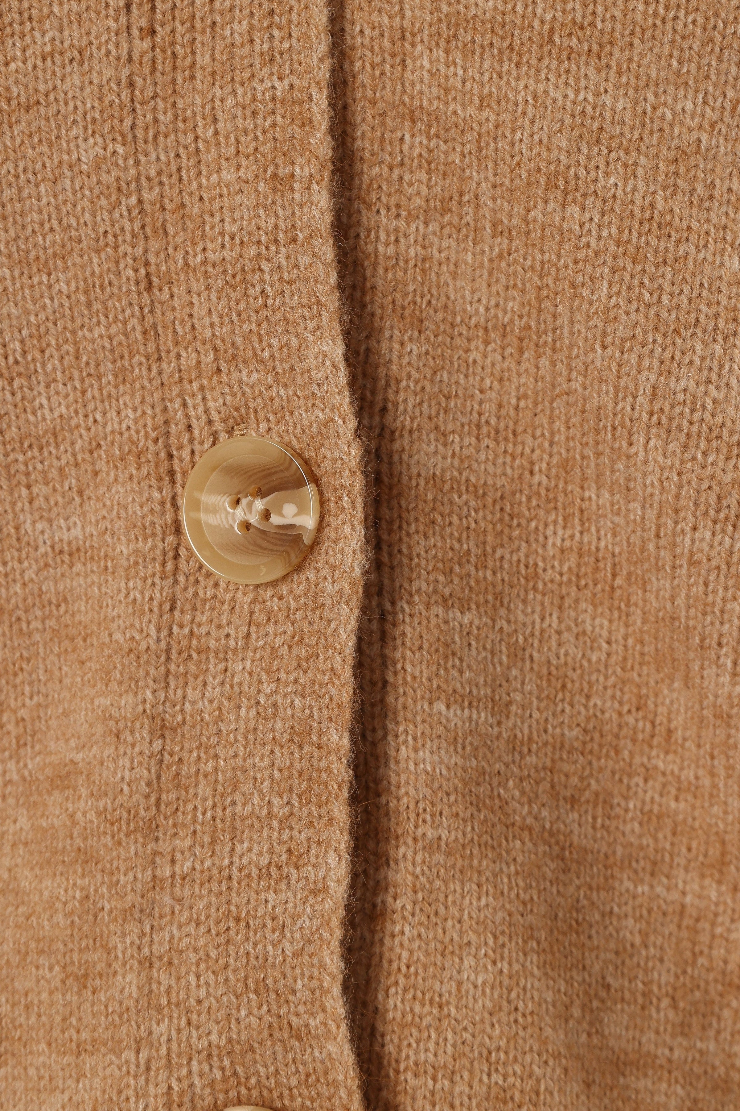Petal and Pup USA KNITWEAR Isabel Button Front Cardigan - Beige
