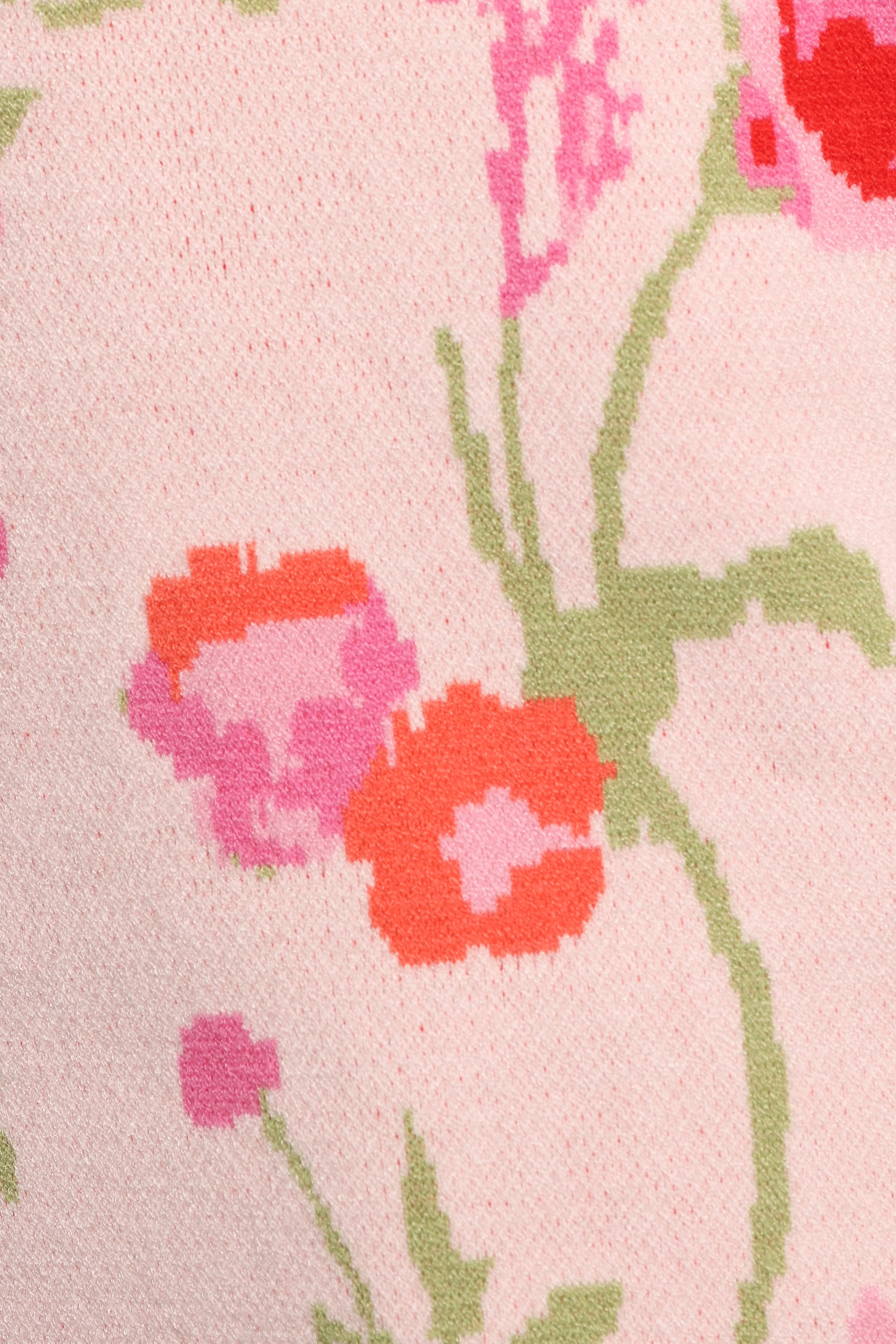 Petal and Pup USA KNITWEAR Keegan Flower Knit Sweater - Pink