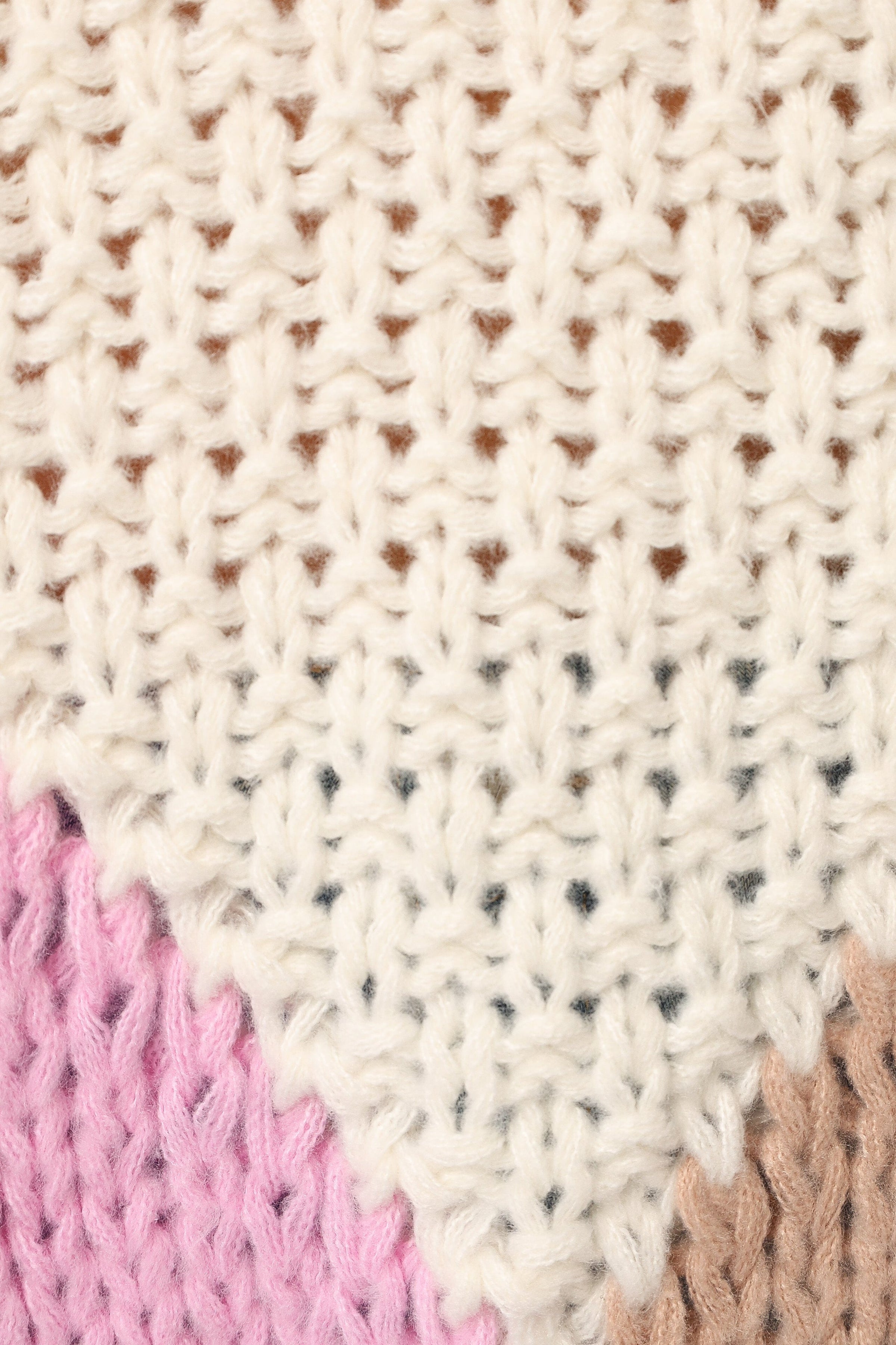Petal and Pup USA KNITWEAR Koda Pattern Knit Sweater - Pink Multi