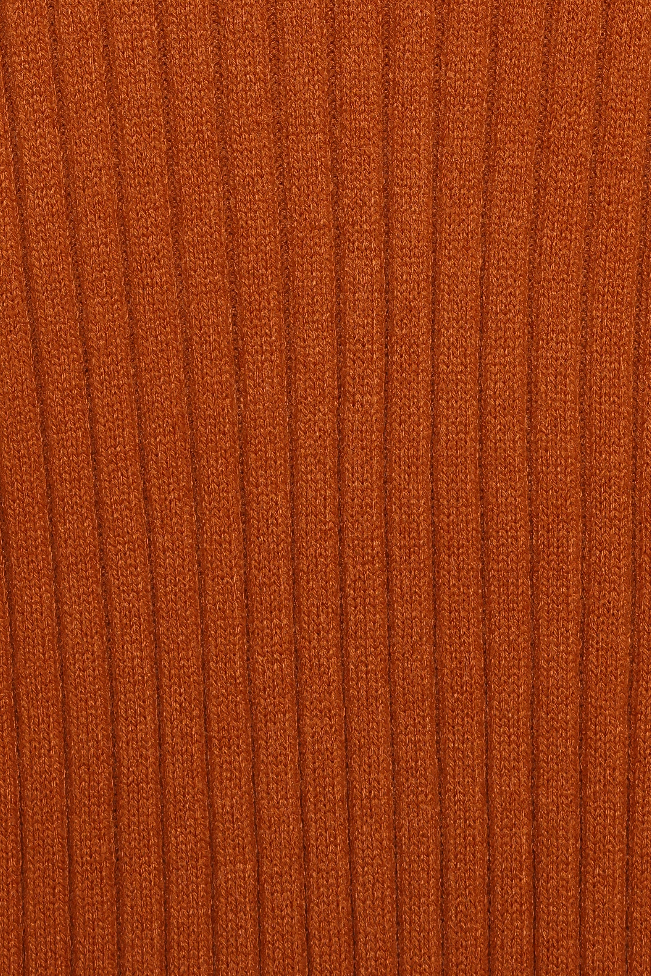 Petal and Pup USA KNITWEAR Makenna Long Open Front Cardigan - Rust