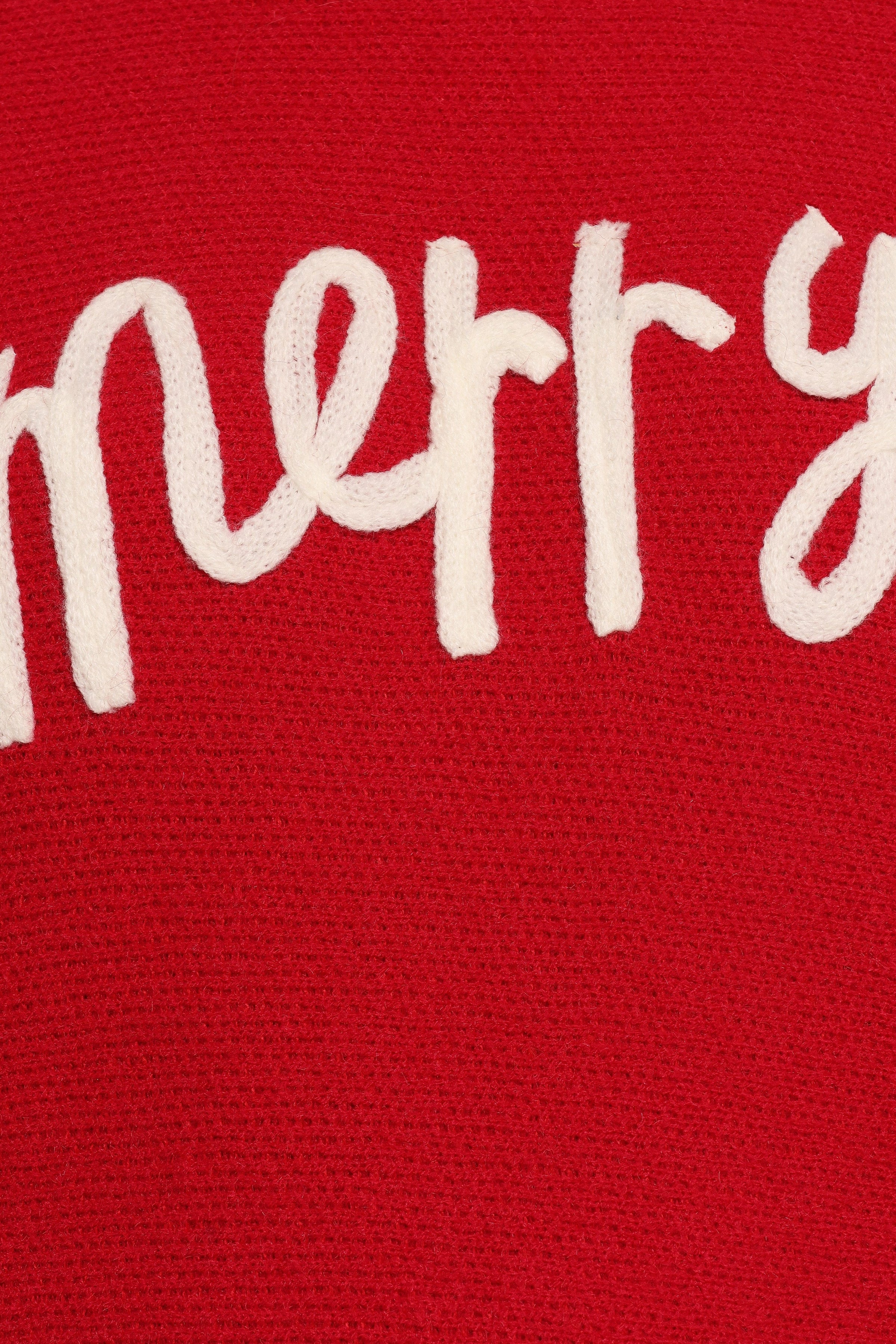 Petal and Pup USA KNITWEAR Merry Turtleneck Knit Sweater - Red/White