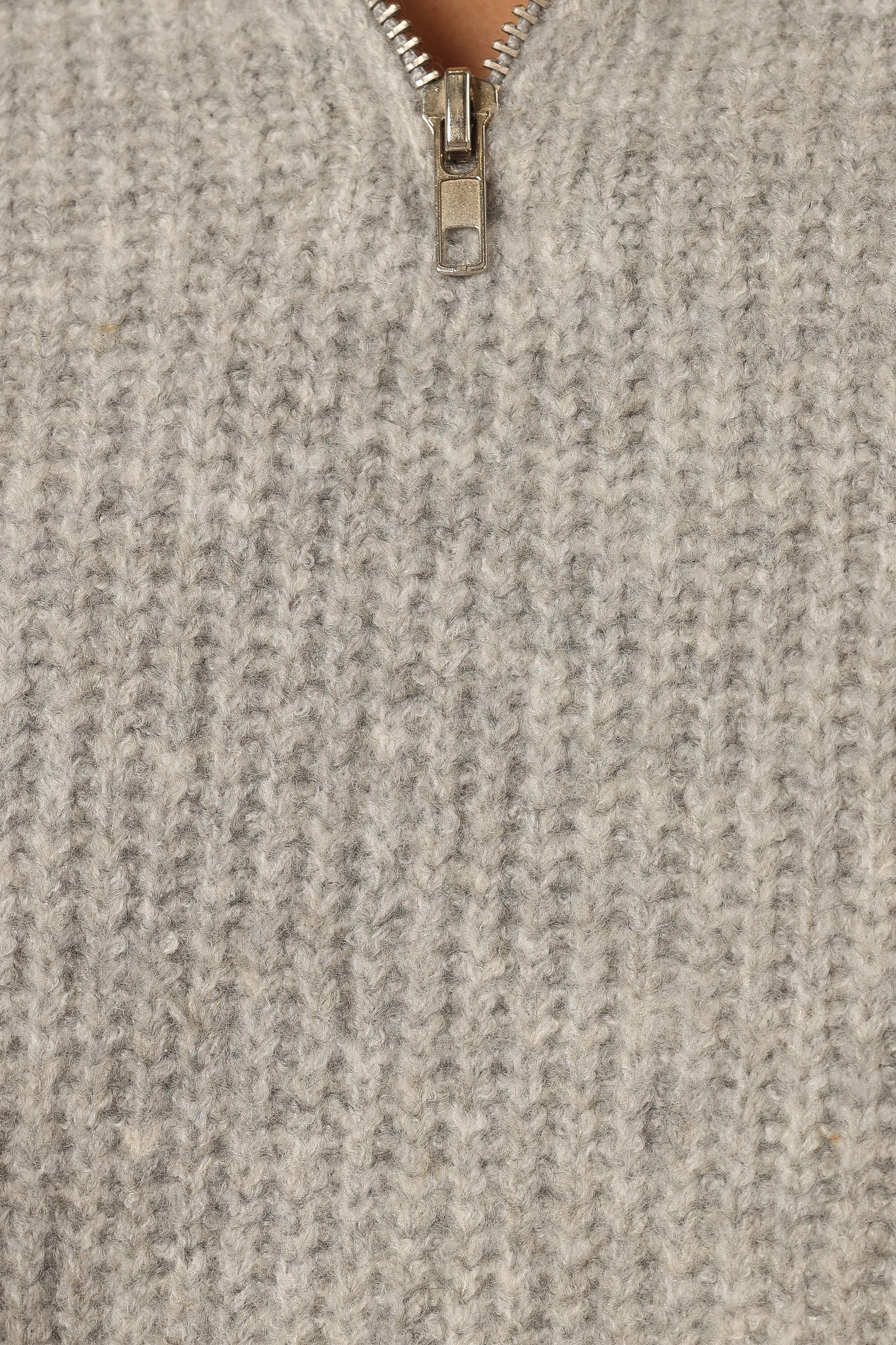 Petal and Pup USA KNITWEAR Miranda Knit Sweater - Grey