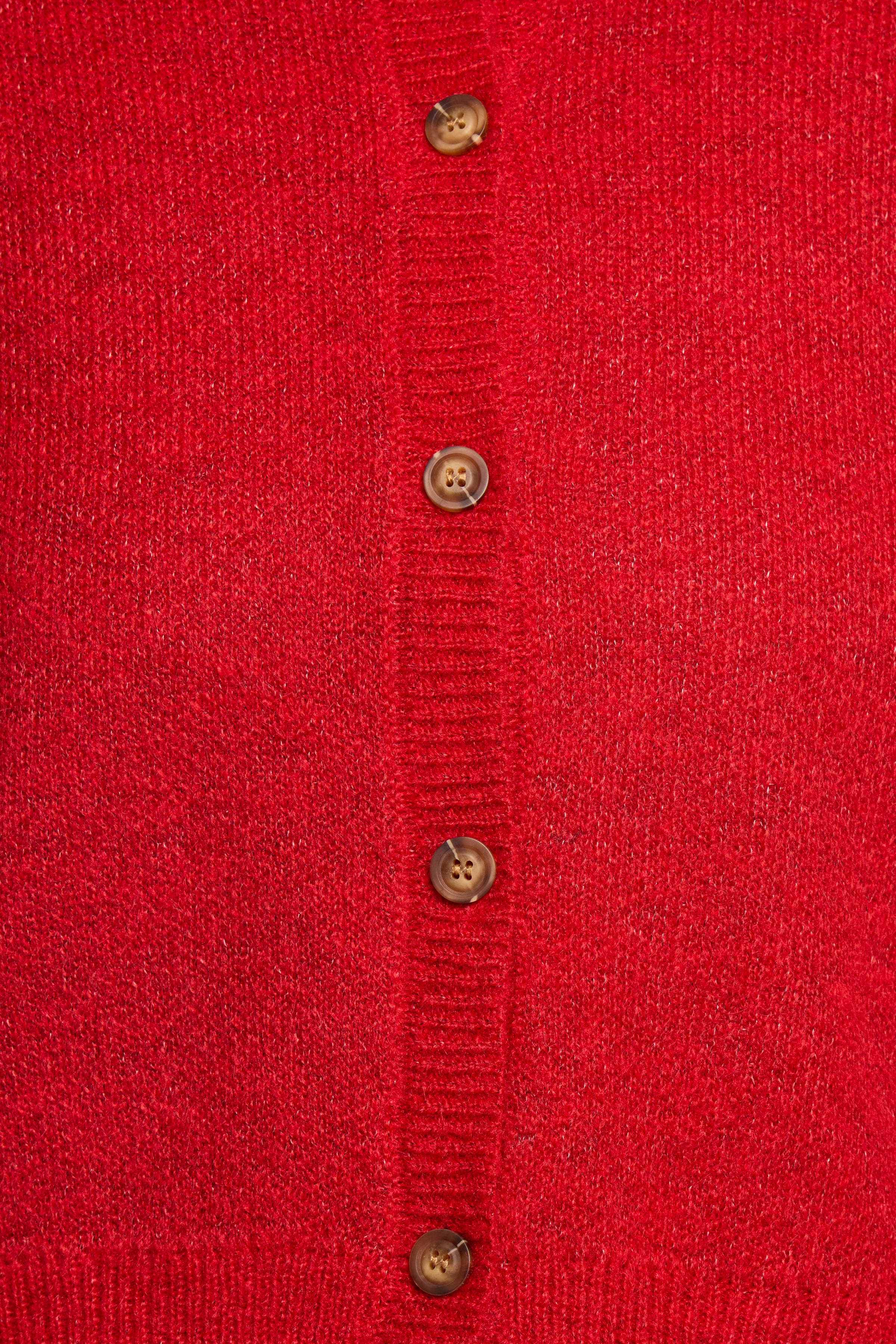 Petal and Pup USA KNITWEAR Naya Collar Cardigan - Red