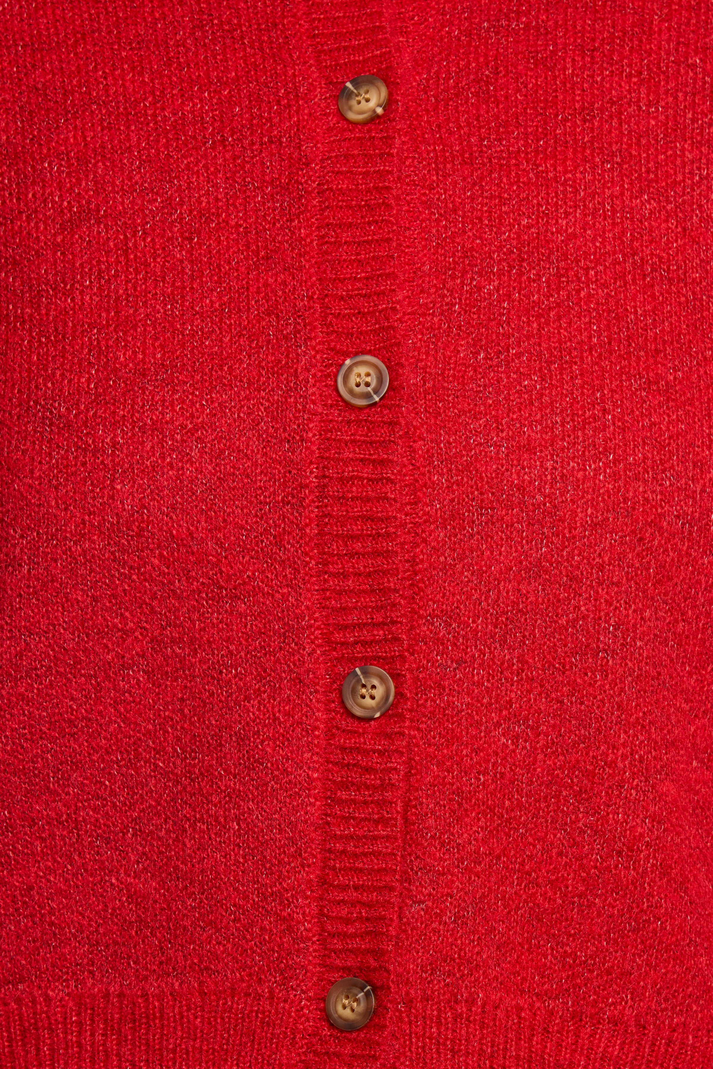 Petal and Pup USA KNITWEAR Naya Collar Cardigan - Red