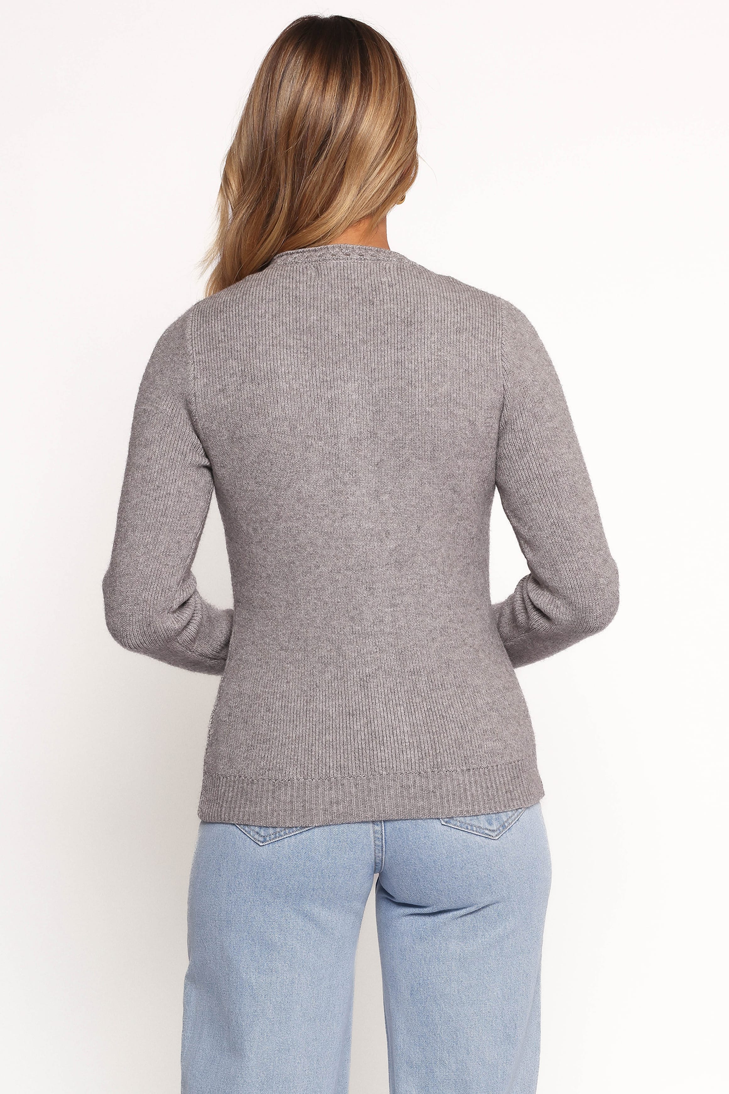 Petal and Pup USA KNITWEAR Quay Button Front Cardigan - Heather Grey (Hold for Rack)