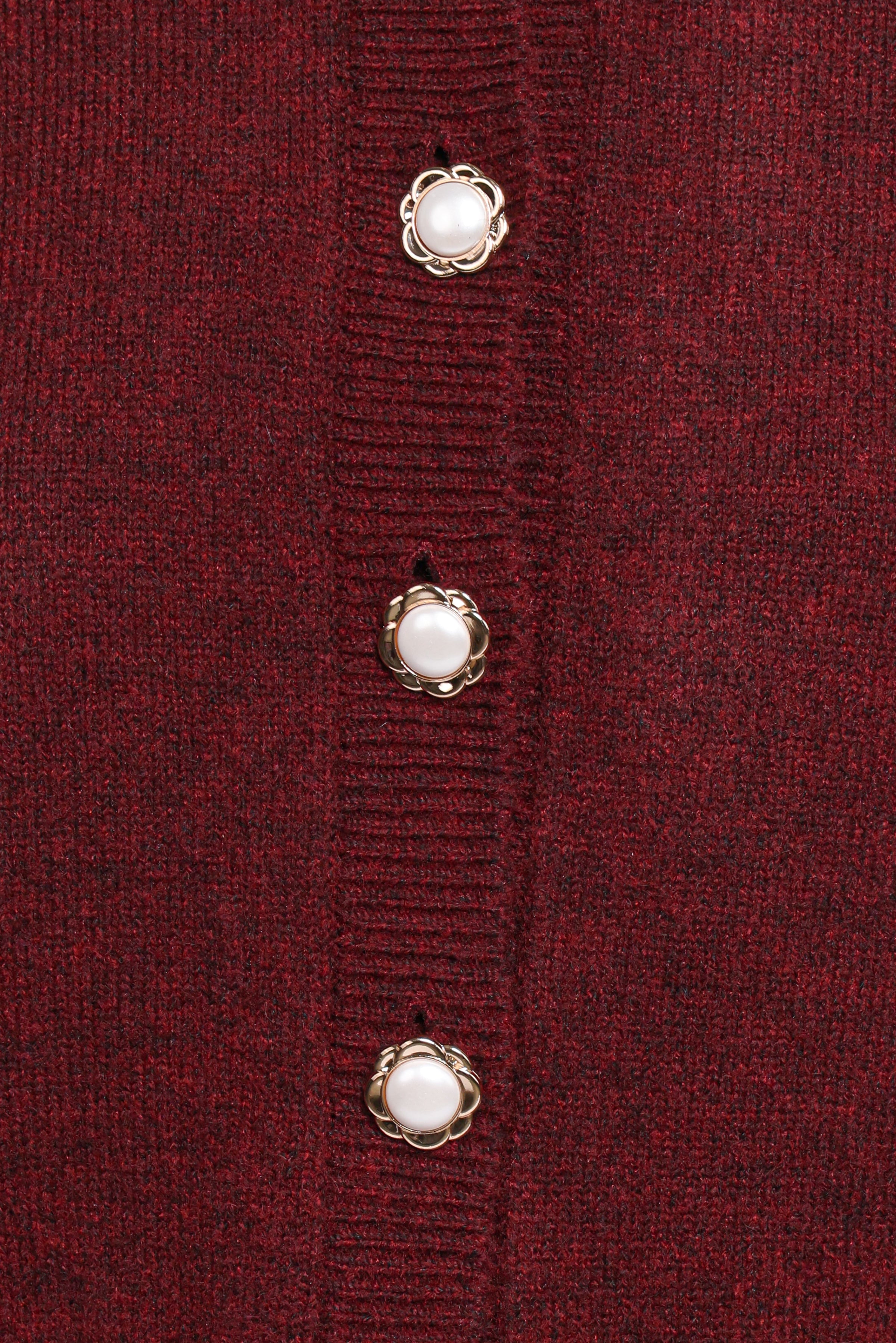 Petal and Pup USA KNITWEAR Thelma Trumpet Sleeve Cardigan - Cabernet