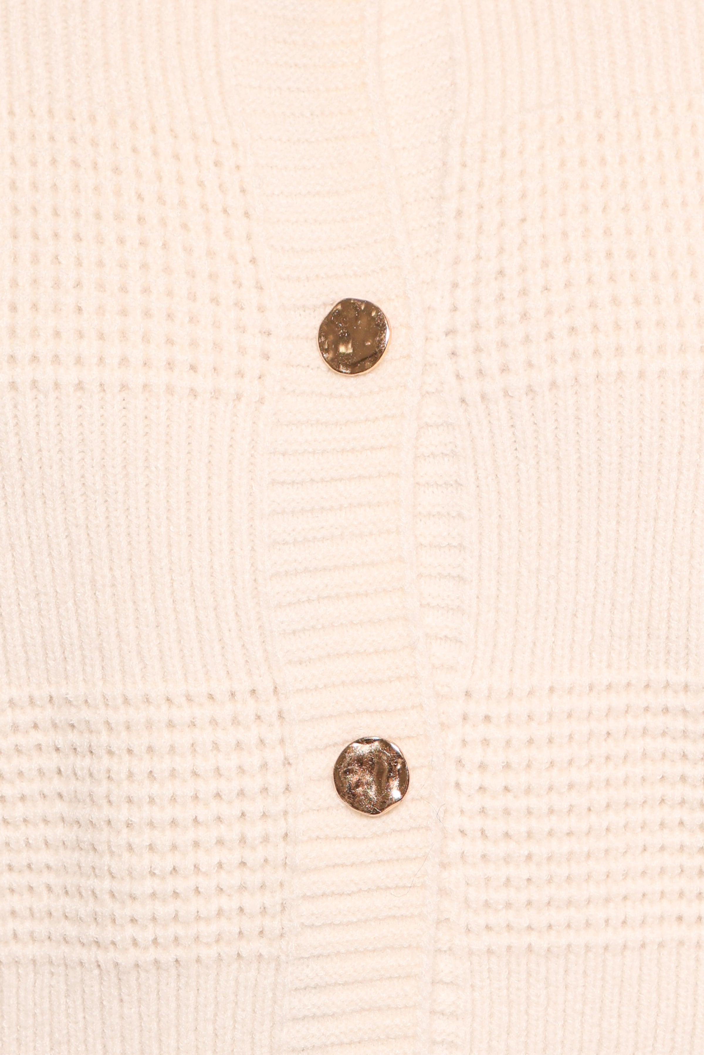 Petal and Pup USA KNITWEAR Verago Textured Stripe Cardigan - Cream