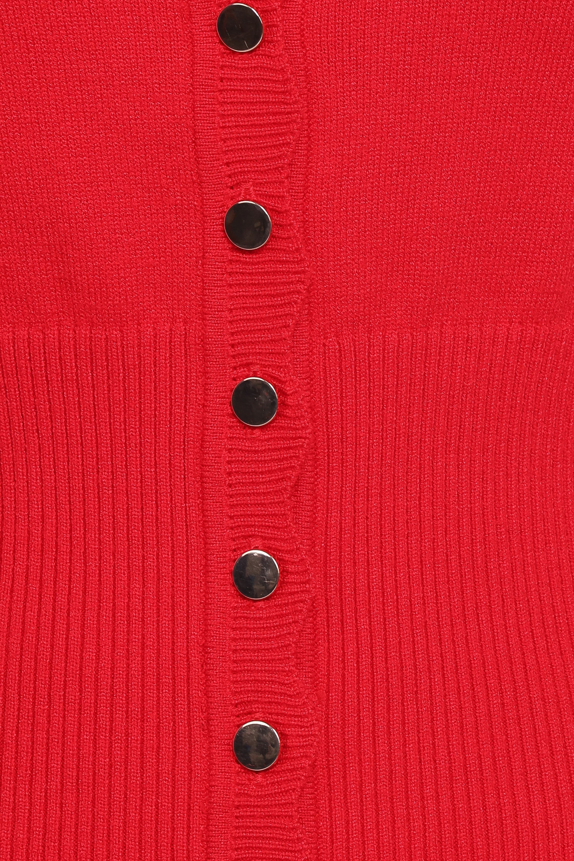 Petal and Pup USA KNITWEAR Walsh Scalloped Cardigan - Red