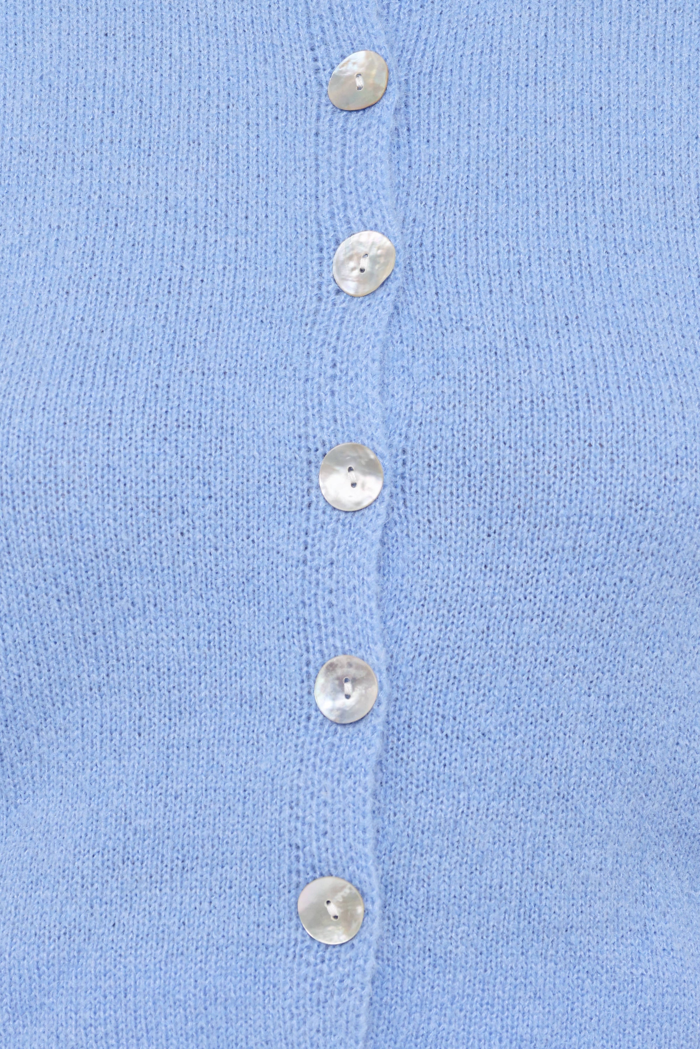 Petal and Pup USA KNITWEAR Zena Puff Sleeve Cardigan - Cornflower Blue