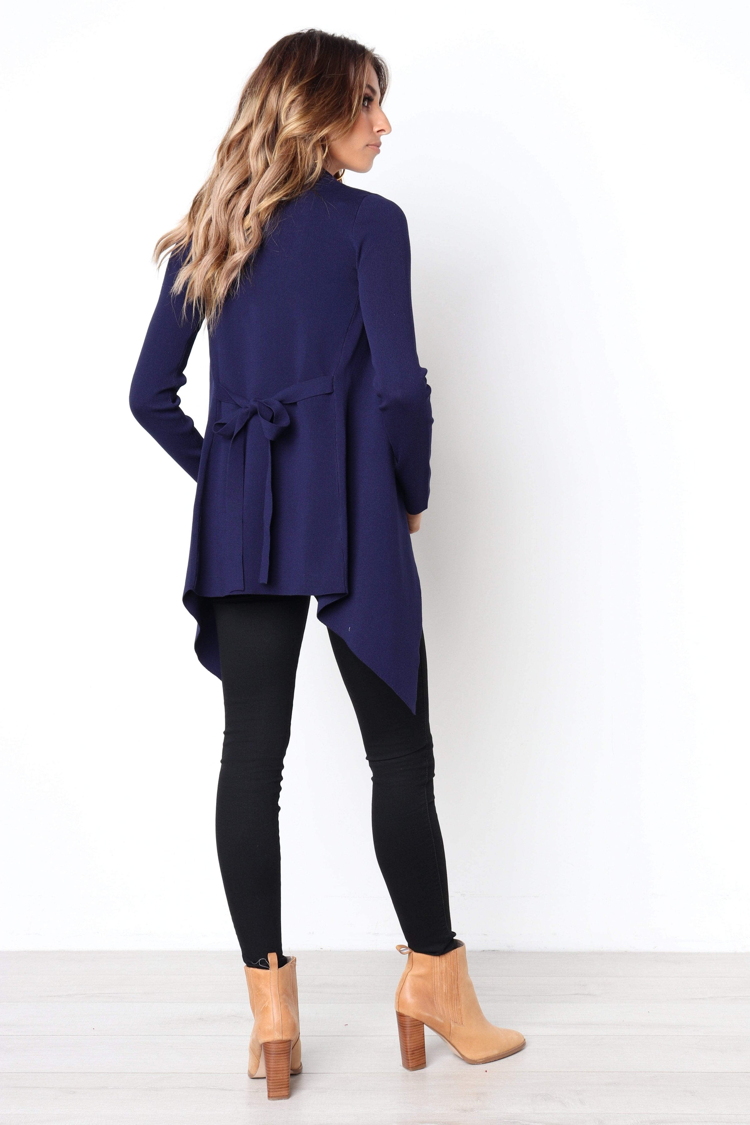 Petal and Pup USA KNITWEAR Zimmer Cardigan - Navy