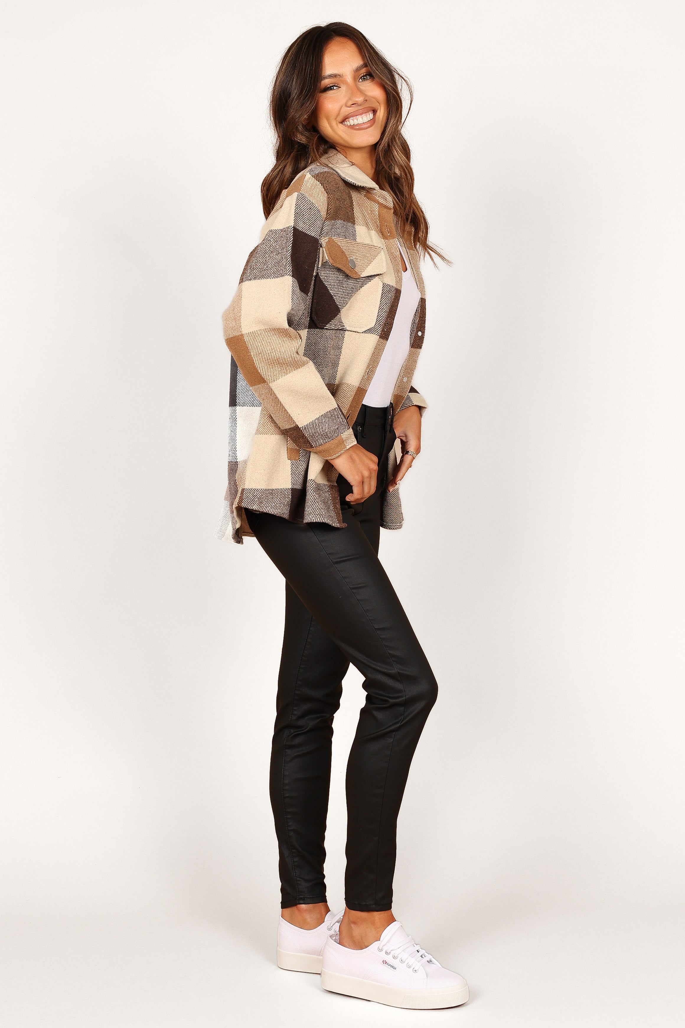 Petal and Pup USA OUTERWEAR Adkin Jacket - Brown