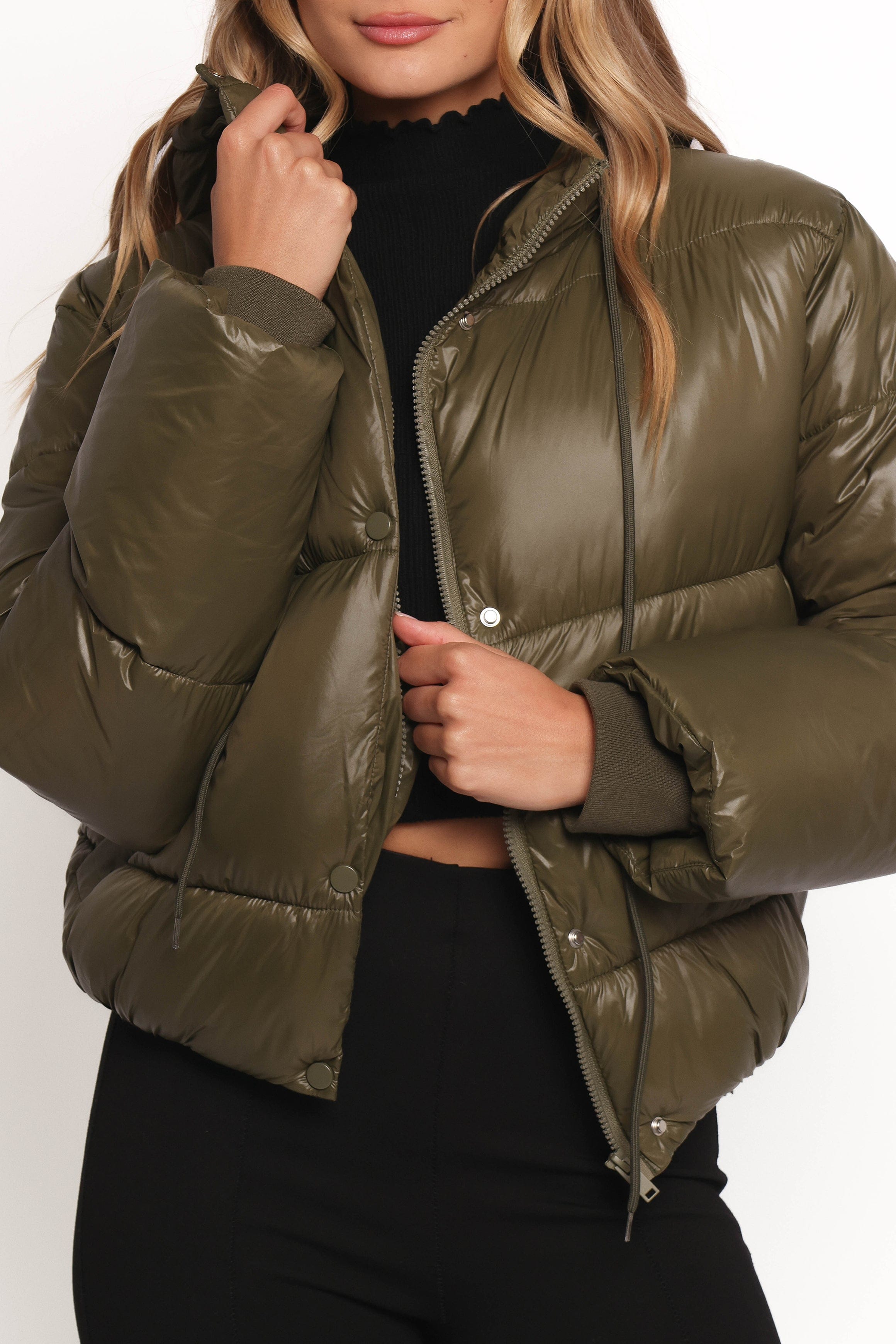 Petal and Pup USA OUTERWEAR Archie Puffer Jacket - Olive
