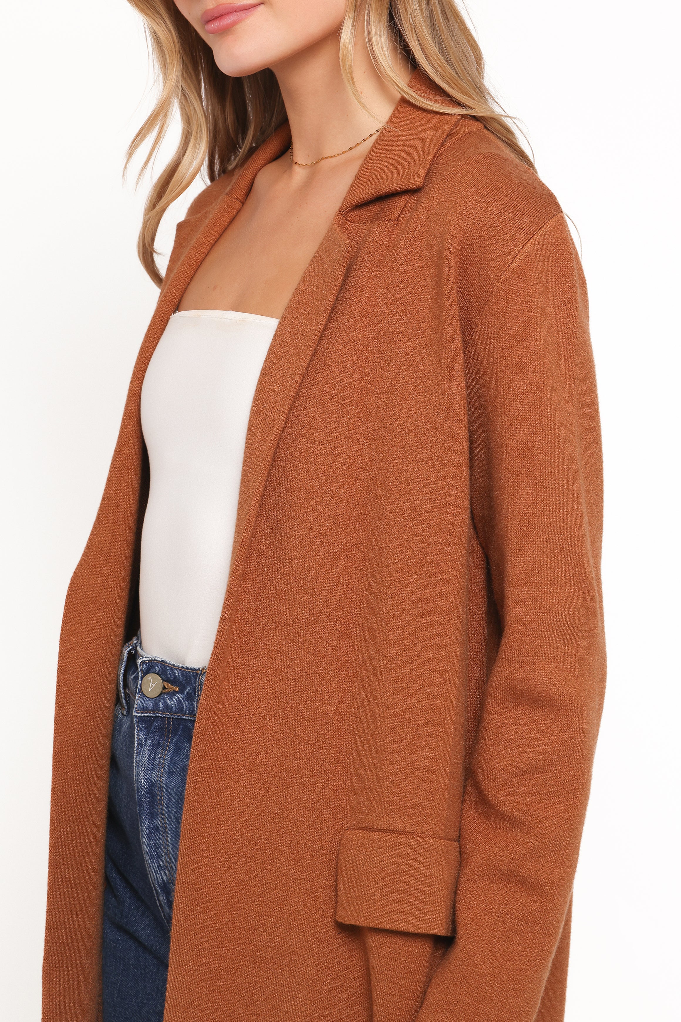 Petal and Pup USA OUTERWEAR Chester Horses Coatigan - Brown