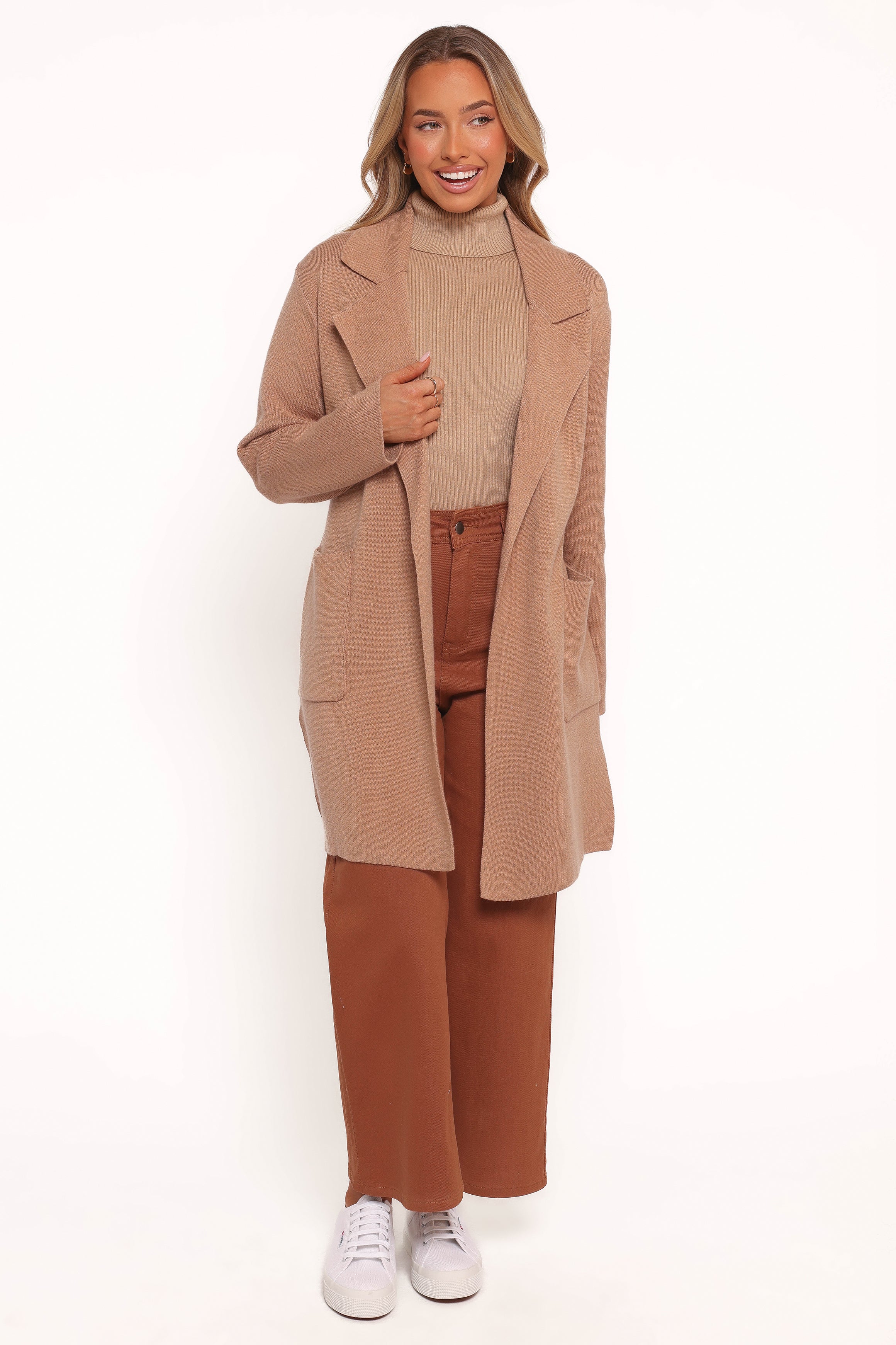 Petal and Pup USA OUTERWEAR Corio Coatigan - Tan