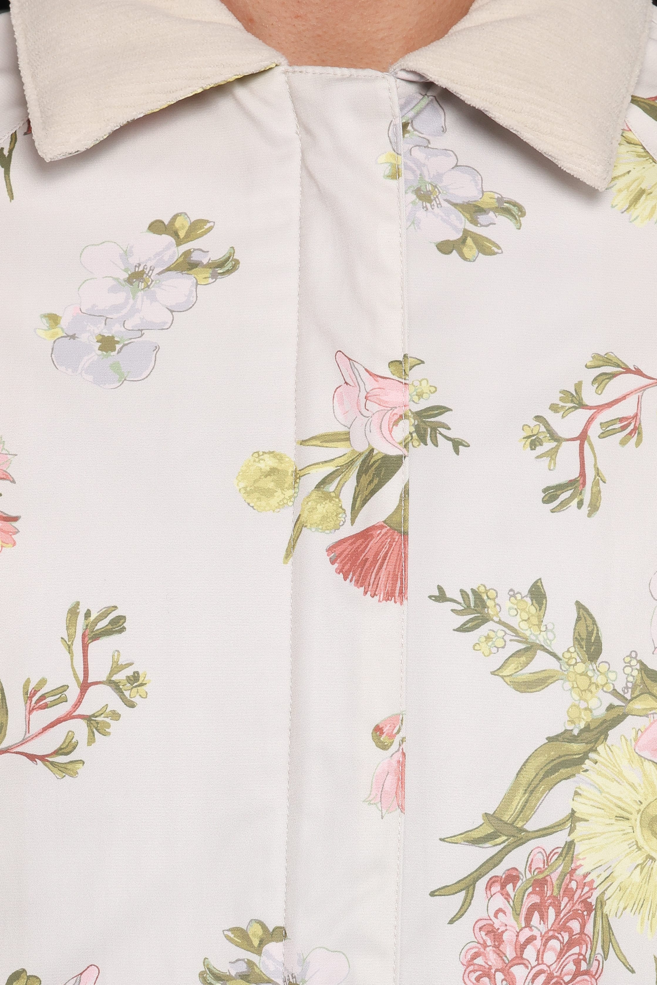 Petal and Pup USA OUTERWEAR Danica Barn Jacket - Khaki Floral