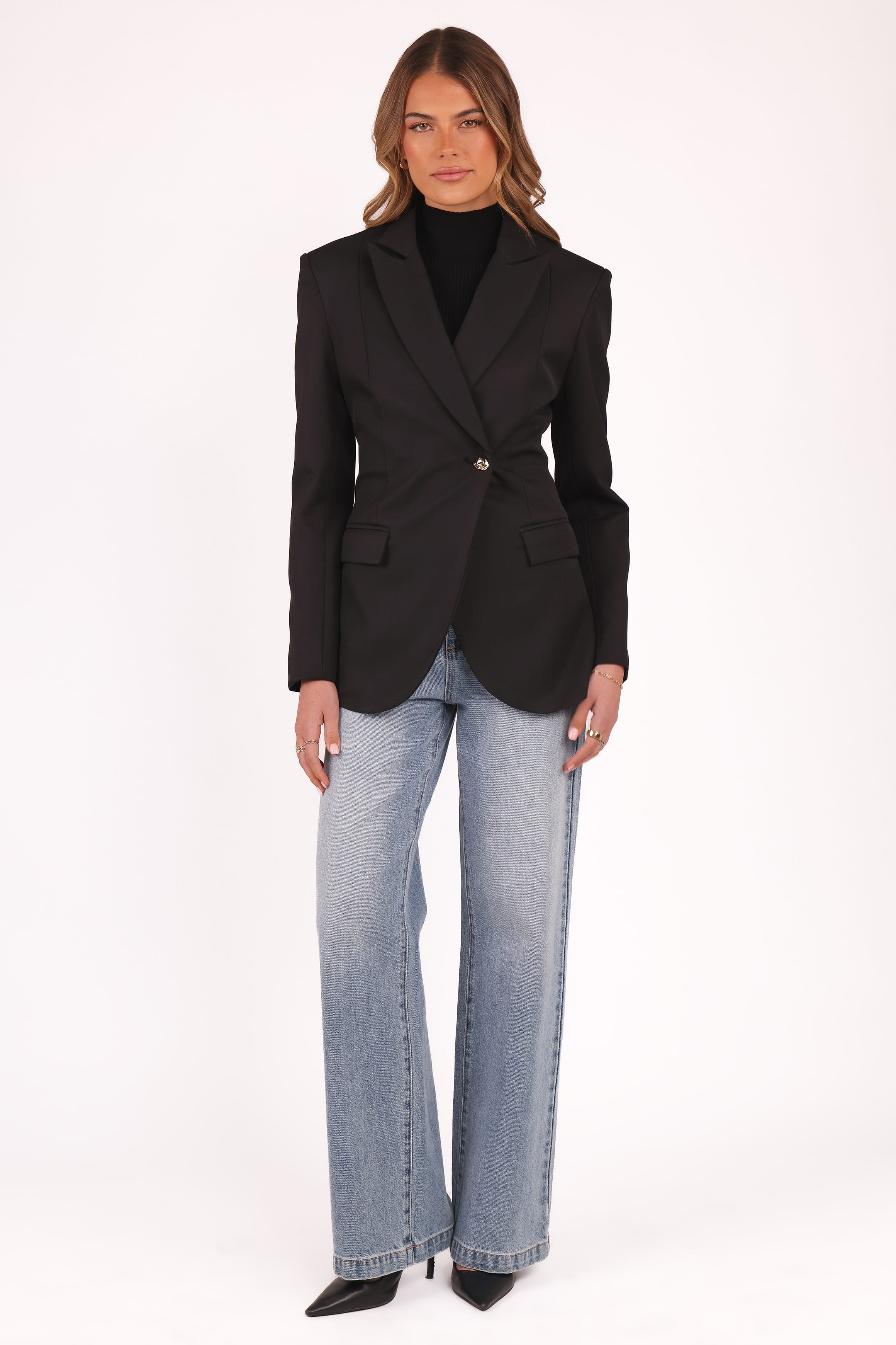 Petal and Pup USA OUTERWEAR Danity Blazer - Black