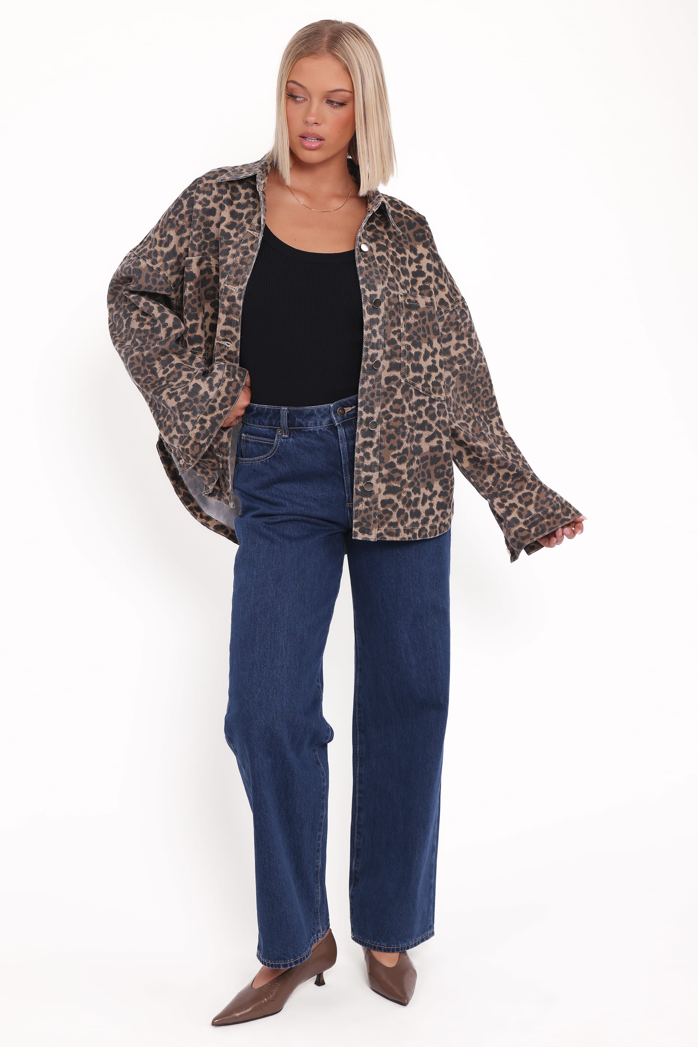 Petal and Pup USA OUTERWEAR Elias Shacket - Leopard