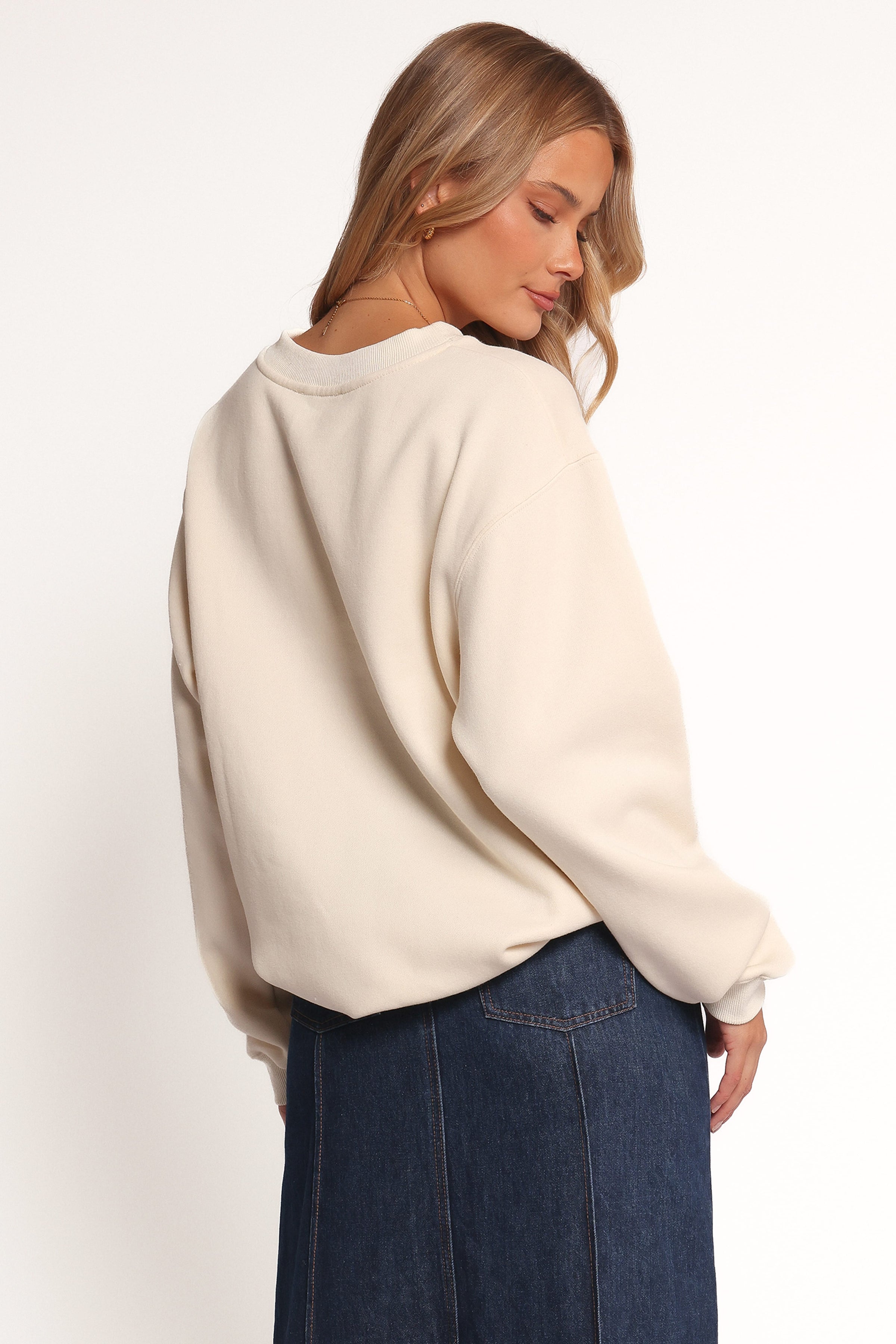 Petal and Pup USA OUTERWEAR Farmers Market Sweatshirt - Cream