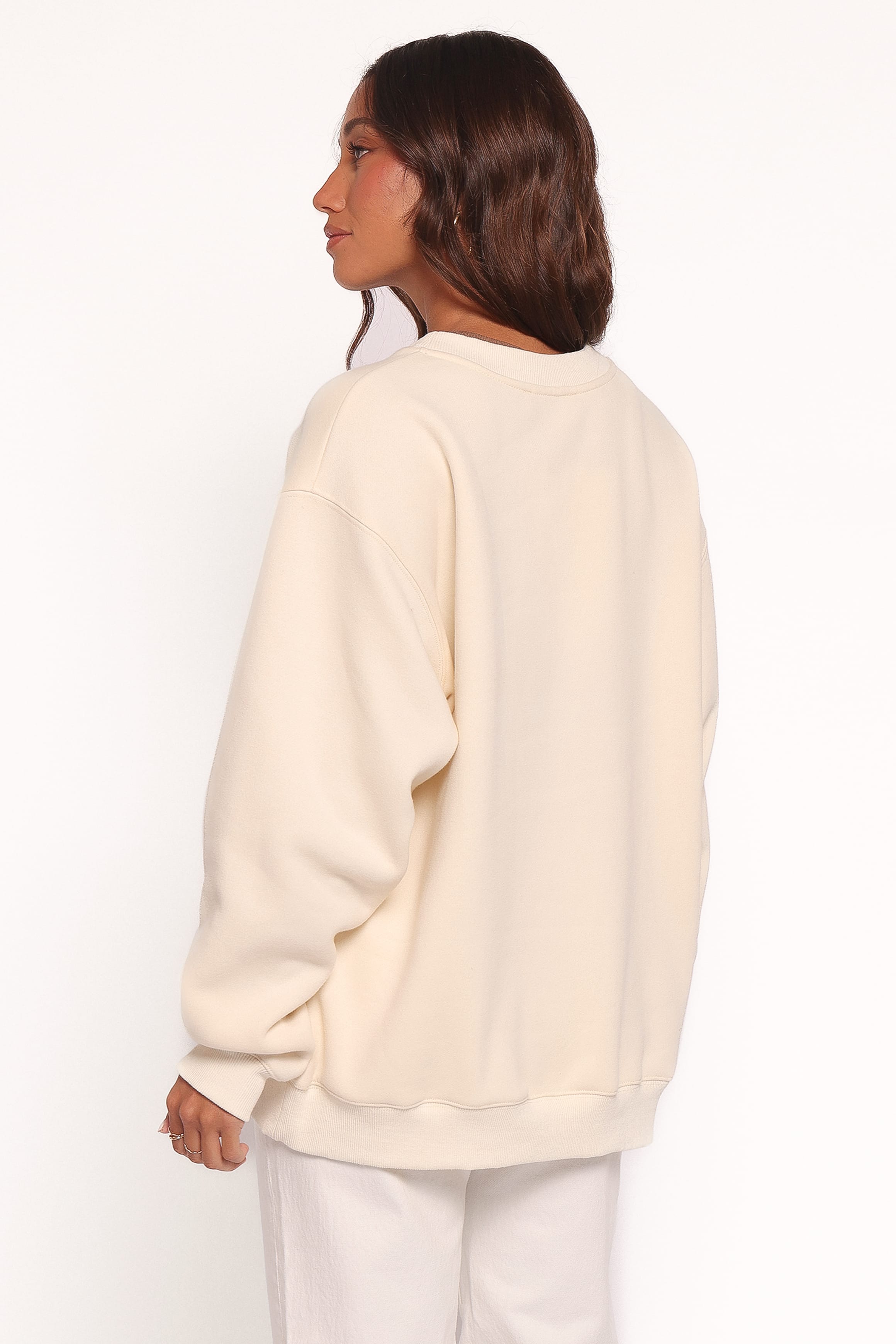 Petal and Pup USA OUTERWEAR Flower Garden Graphic Sweatshirt - Cream