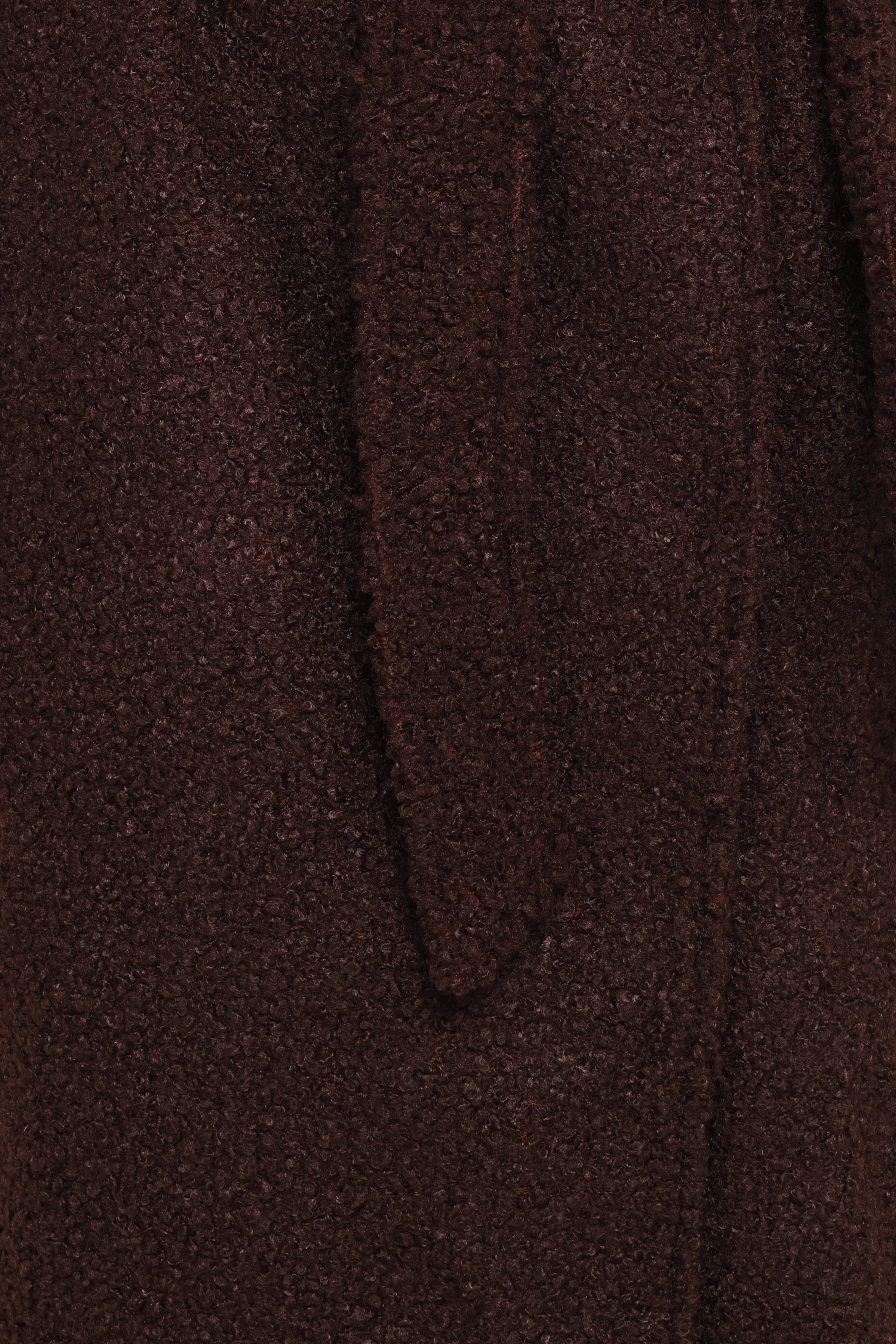 Petal and Pup USA OUTERWEAR Goodie Shearling Coat - Chocolate