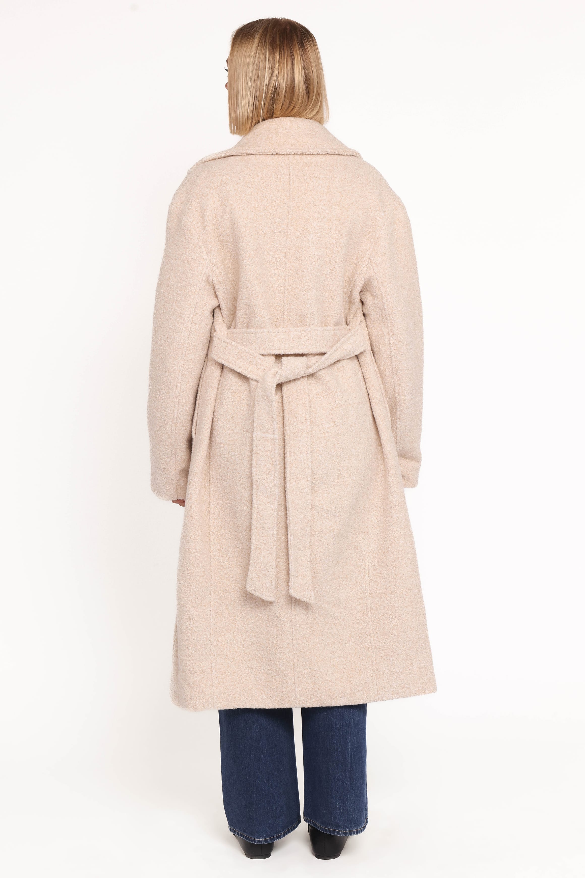 Petal and Pup USA OUTERWEAR Goodie Shearling Coat - Cream