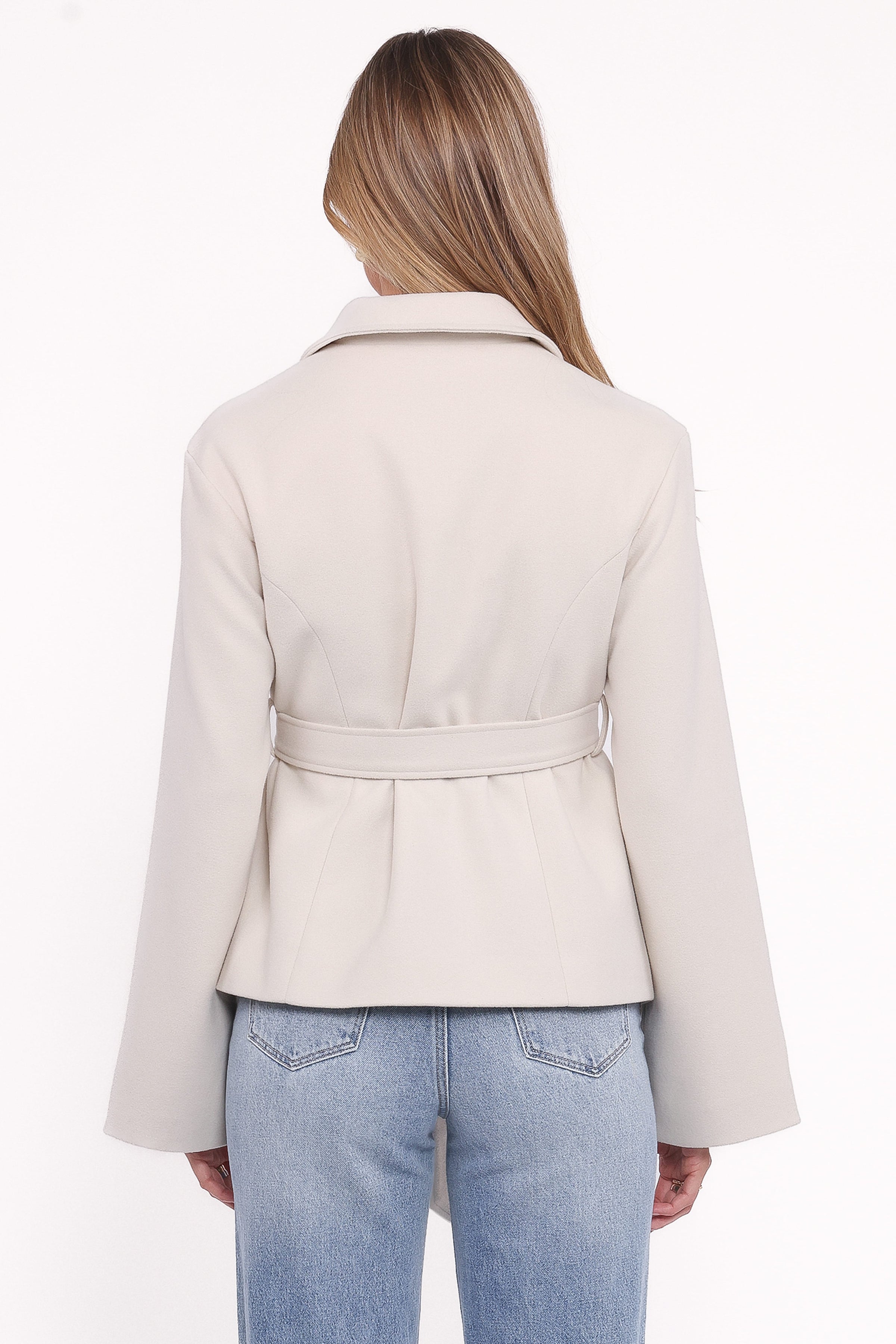 Petal and Pup USA OUTERWEAR Halston Coat - Cream