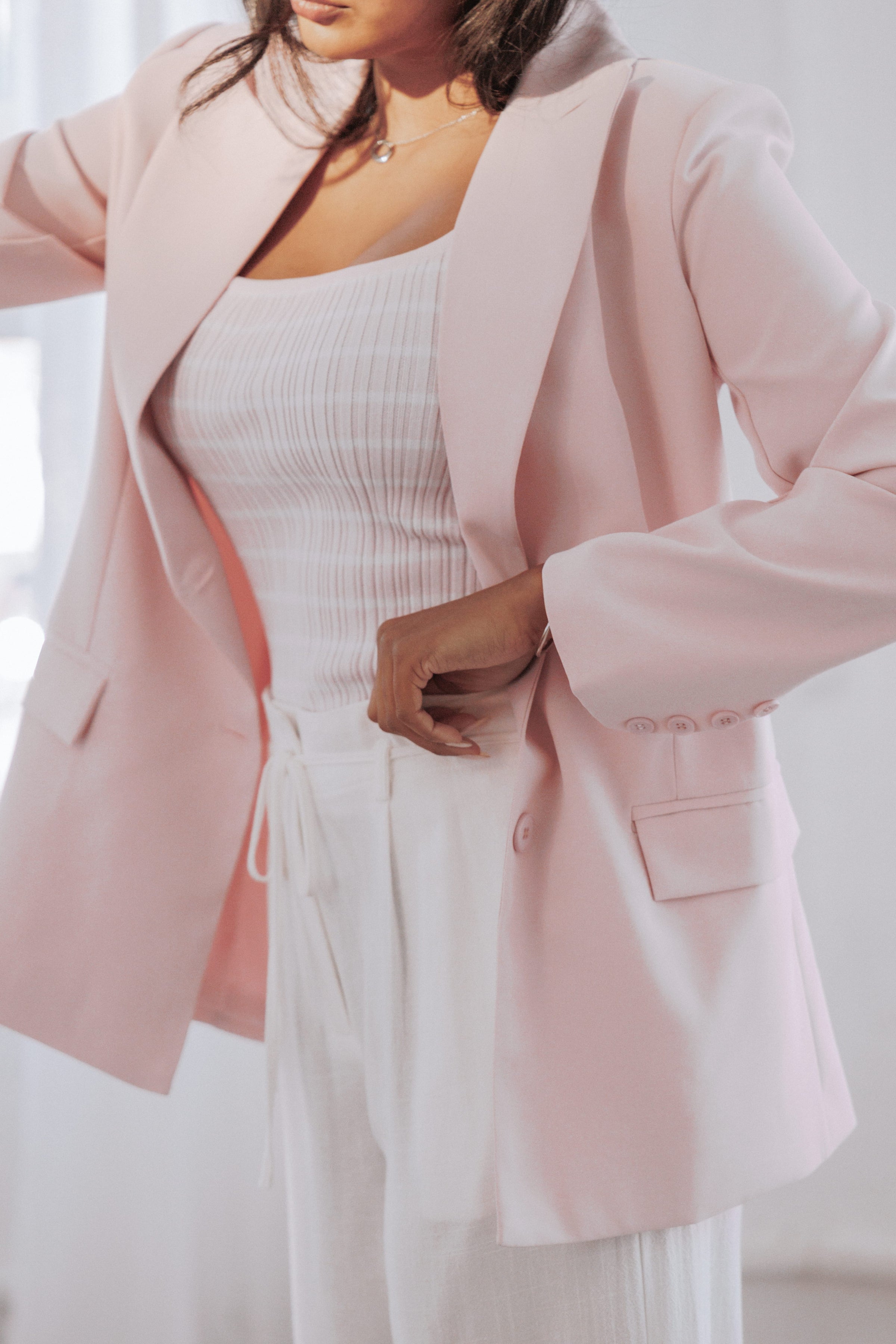 Petal and Pup USA OUTERWEAR Henrietta Blazer - Pink