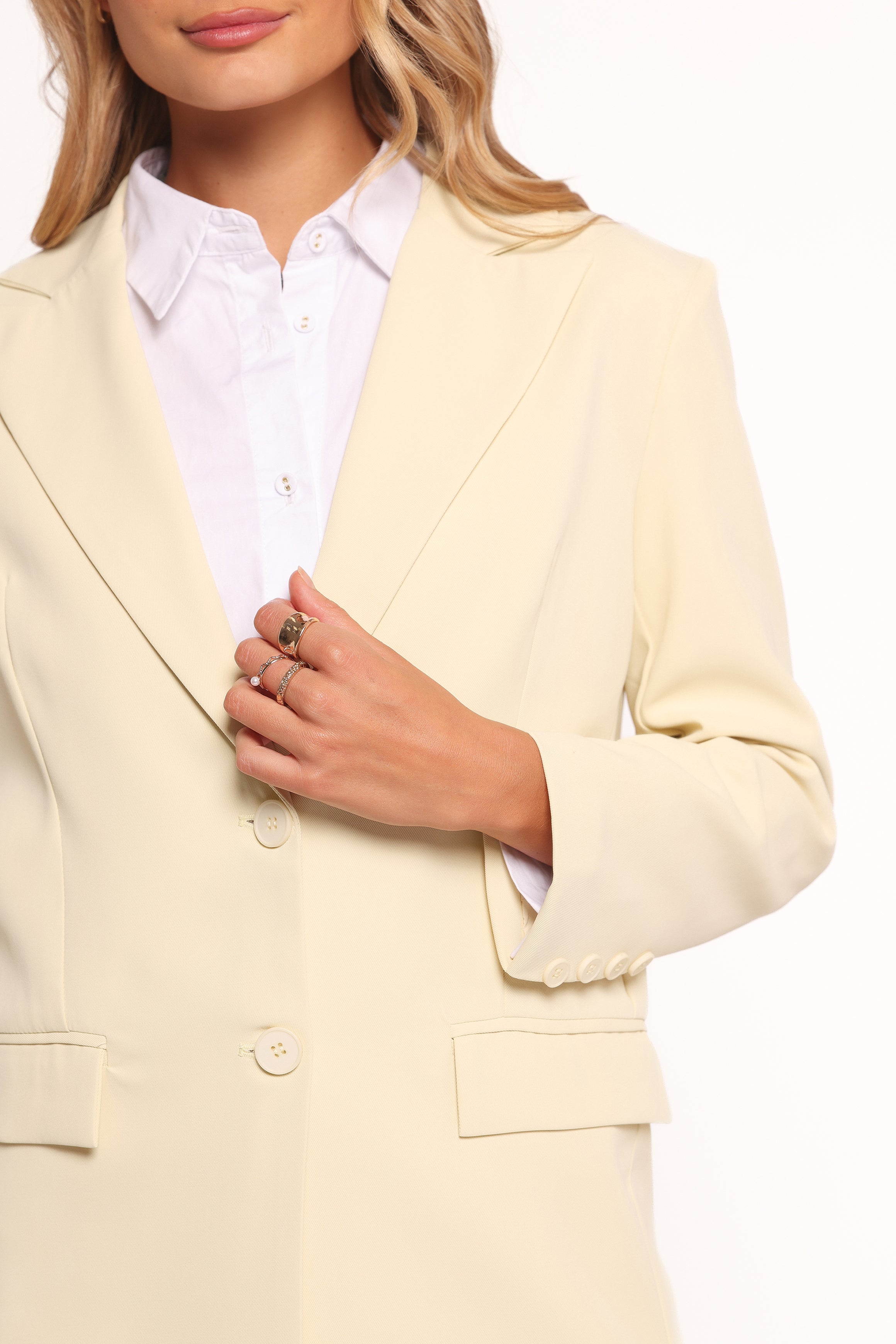 Petal and Pup USA OUTERWEAR Henrietta Blazer - Yellow