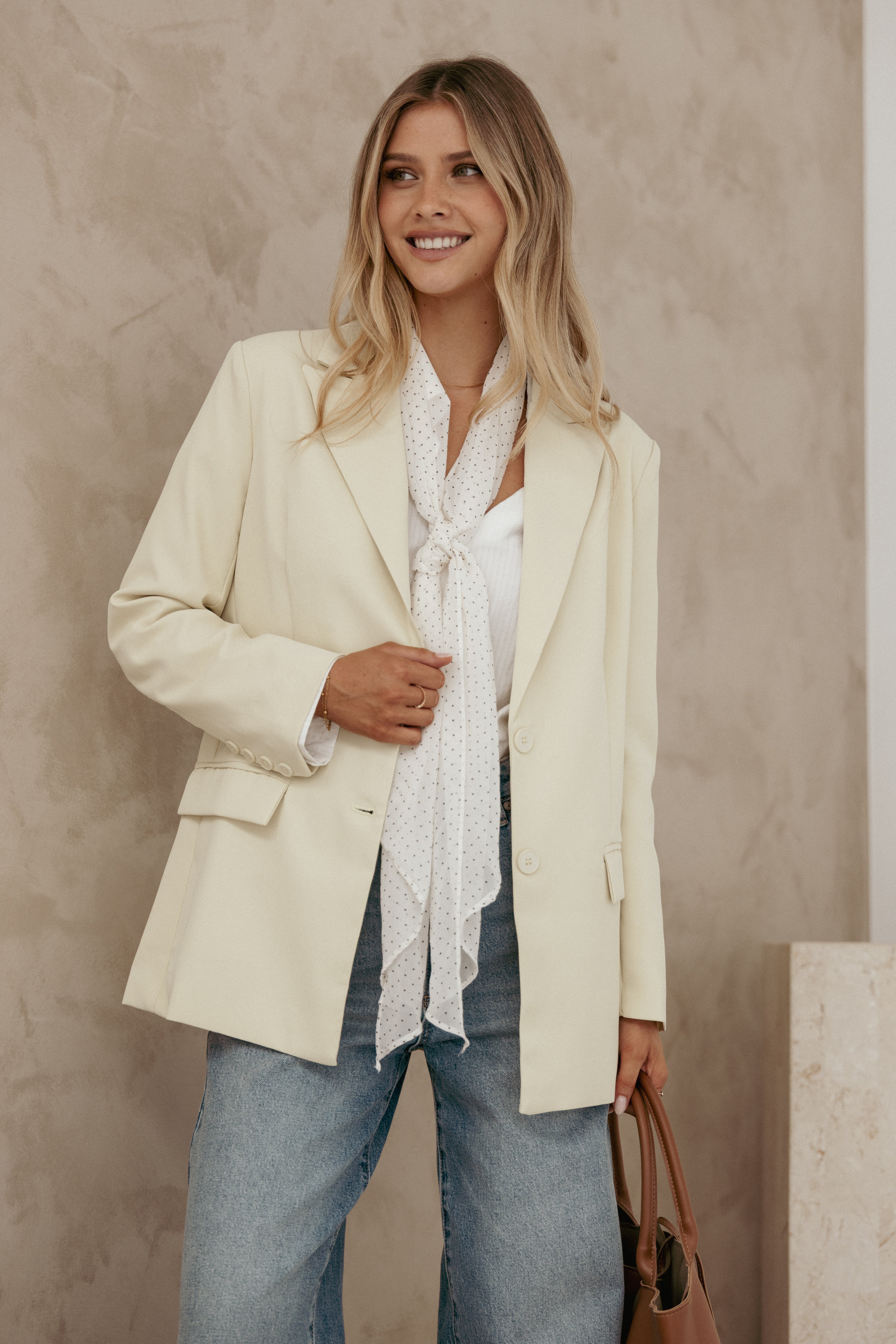 Petal and Pup USA OUTERWEAR Henrietta Blazer - Yellow